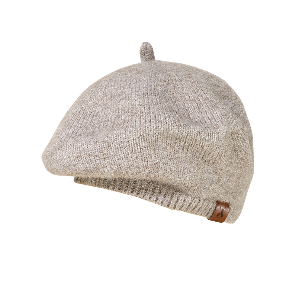 Baskenmütze MAXIMO, Baby, Gr. 51/53, buchemeliert, Strick, Materialmix, unifarben, Casual, Mützen, wärmend, elastisch, unifarben Image