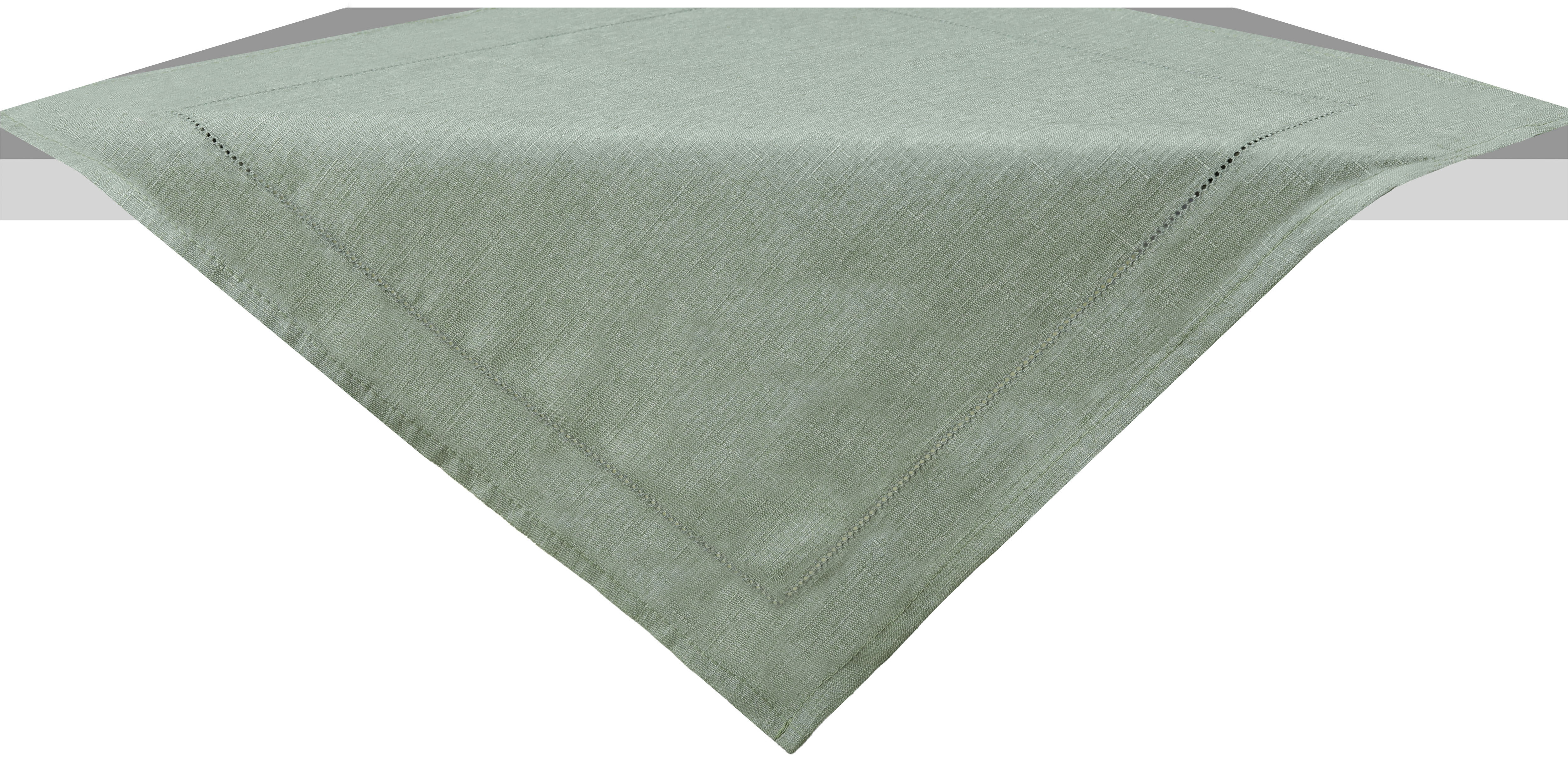 Tischdecke MY HOME "Sebastien", grün, B:80cm L:80cm, Polyester, Tischdecken Image