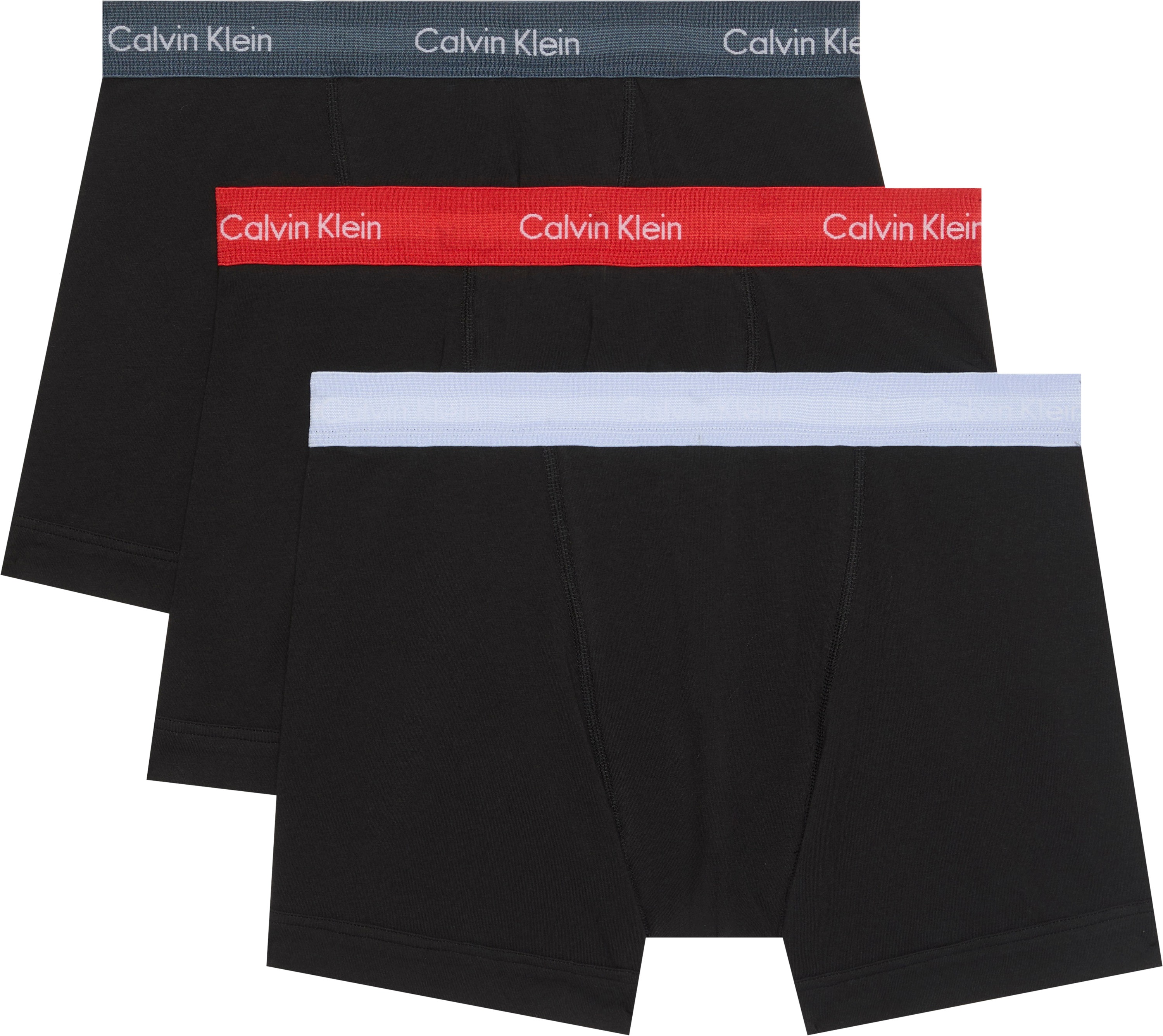 Trunk "TRUNK 3PK", Herren, Gr. S (48), schwarz, Jersey, Obermaterial: 95% Baumwolle, 5% Elasthan, CALVIN KLEIN UNDERWEAR, körpernah, Unterhosen, mit Logo-Elastikbund Image