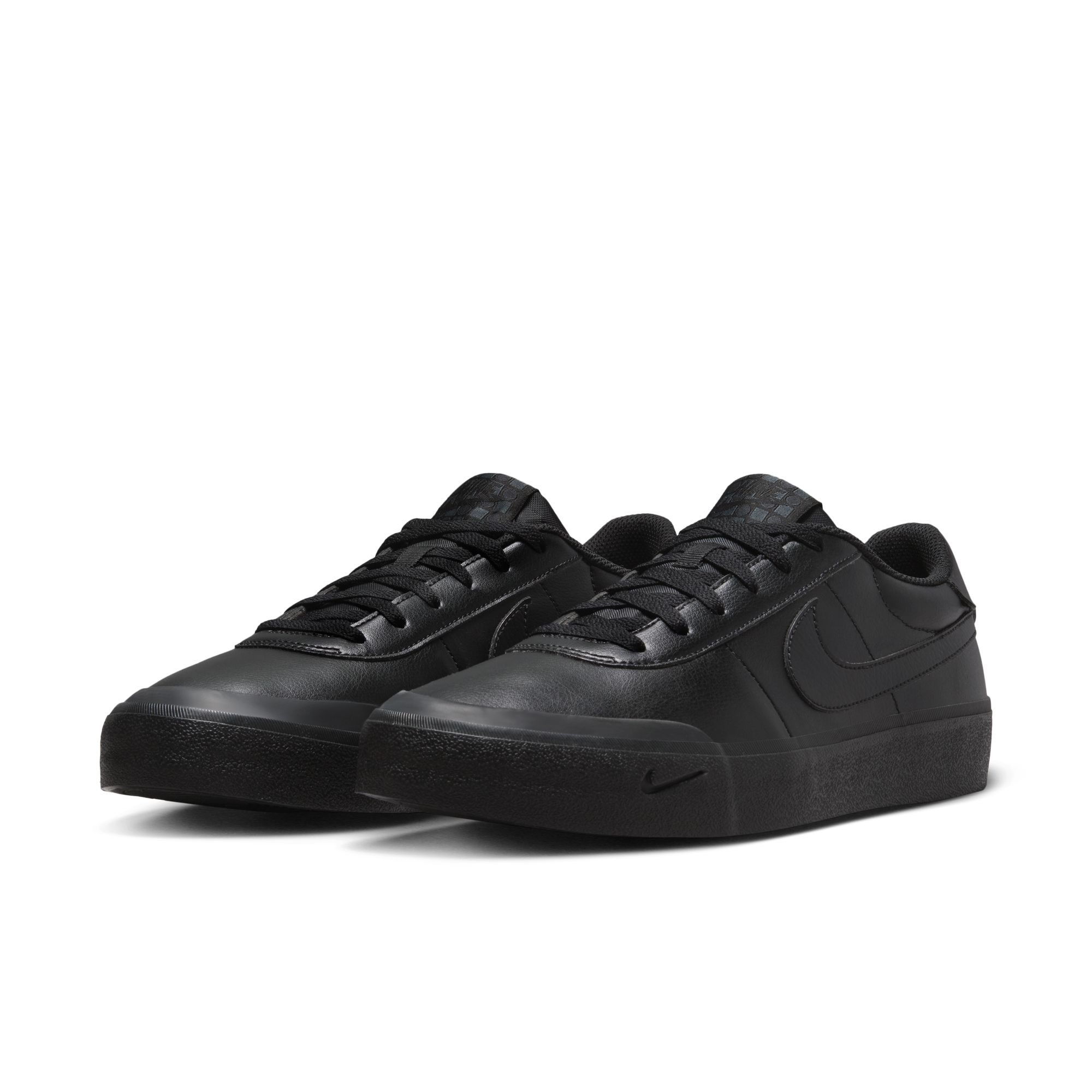 Sneaker NIKE SPORTSWEAR "COURT SHOT", Gr. 42, schwarz, schwarz, Synthetik, Schuhe