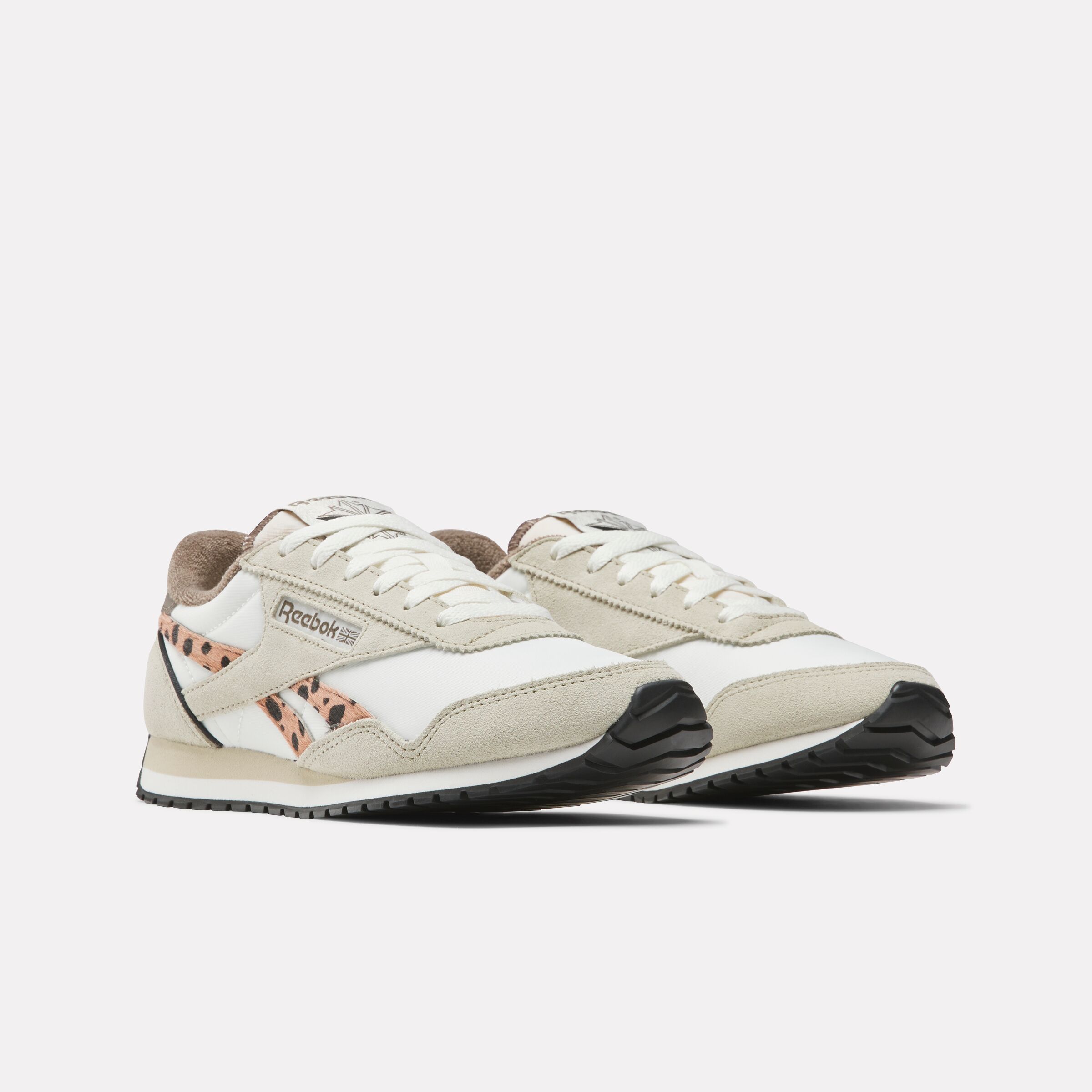 Sneaker REEBOK CLASSIC "CLASSIC AZ", Damen, Gr. 38, chalk, classic beige, trek grau, Leder, Synthetik, Textil, Schuhe Sneaker