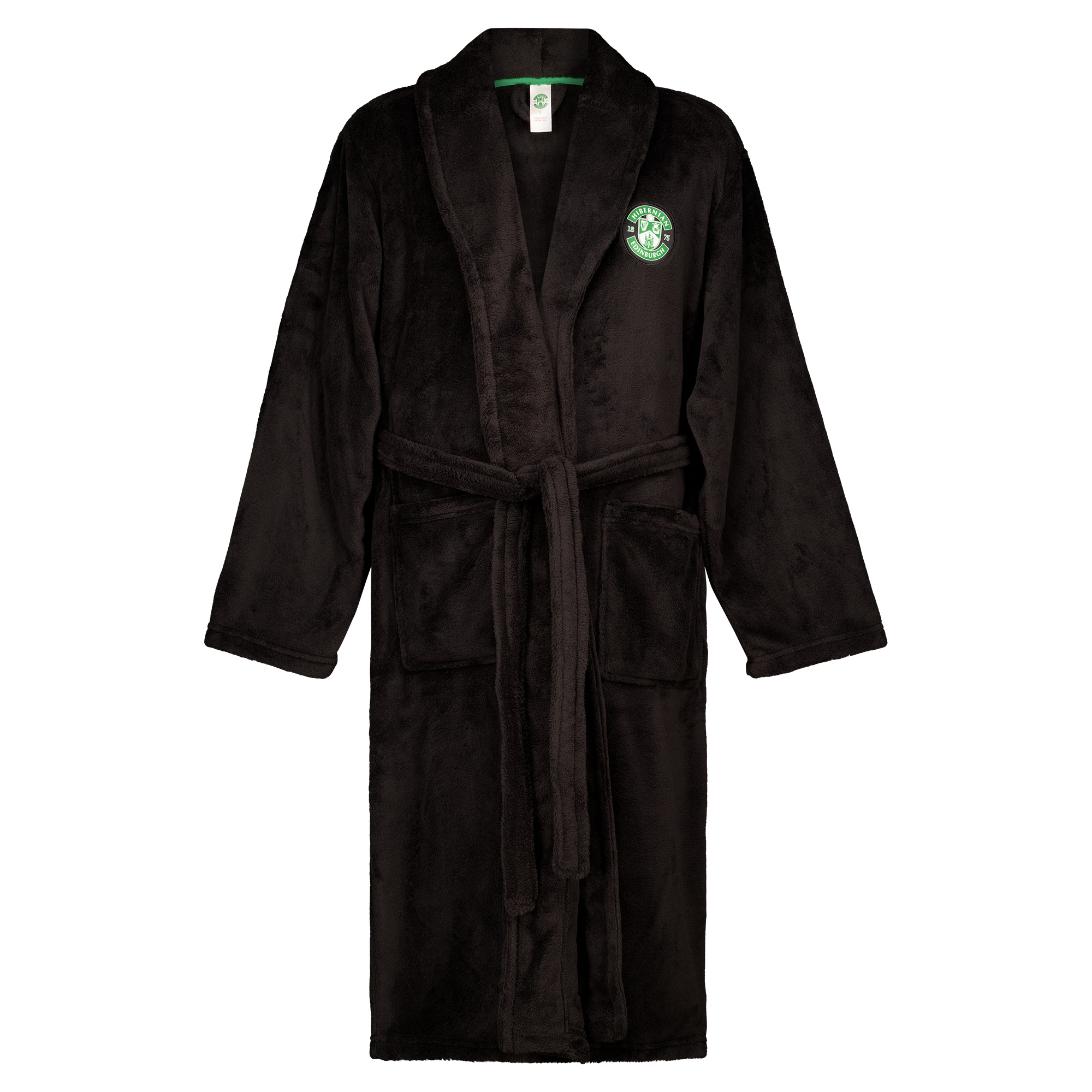 Hibernian Supersoft Morgenmantel – Schwarz – Herren Image