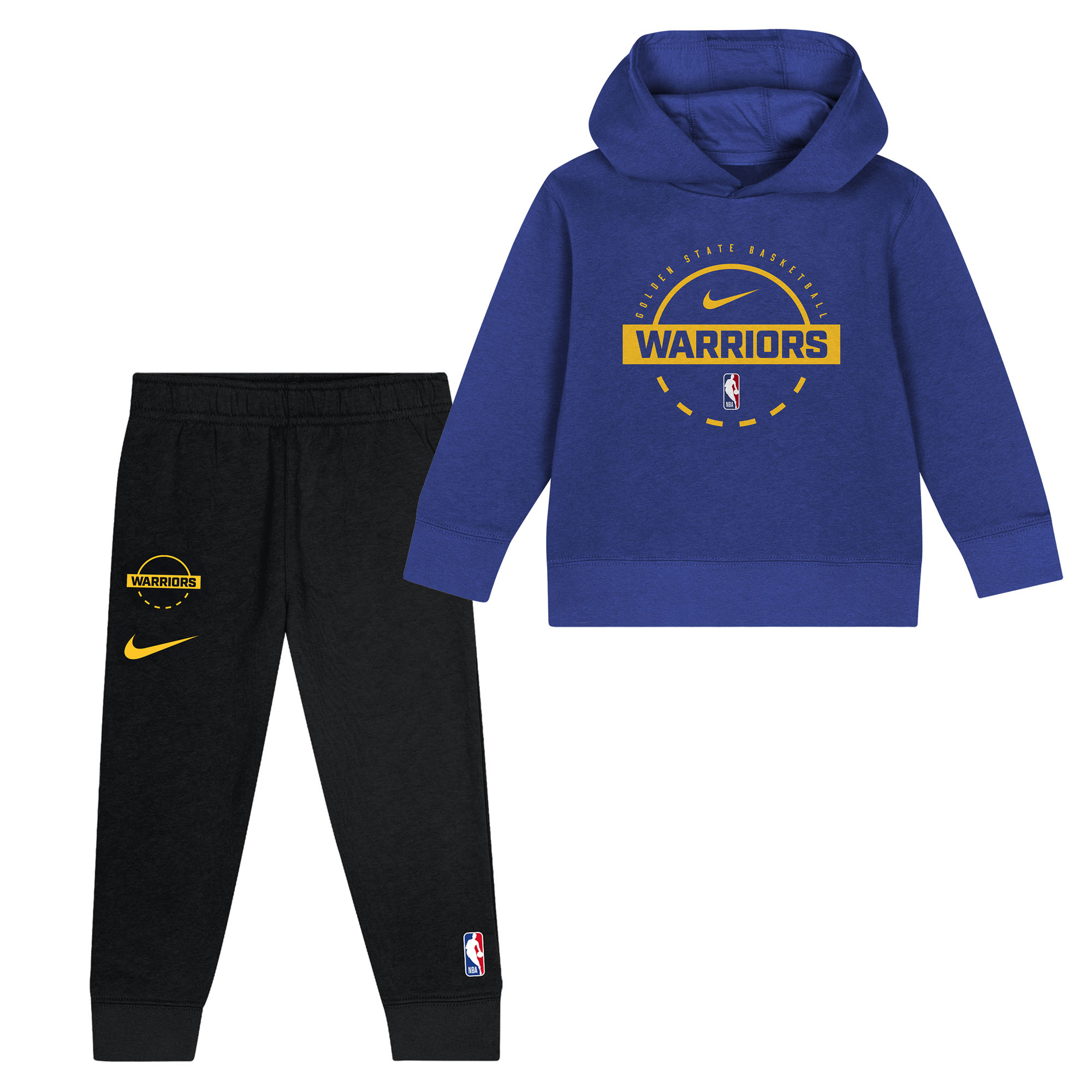 Golden State Warriors Nike Team Logo Club Fleece Set – Kleinkinder Image