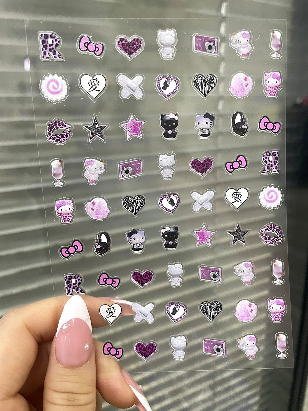 PVC Kawaii Sanrio Hellokitty Mini Bag Tags Aufkleber Nail Art Koffer Scrapbook Handbuch Handy Shell Wasserdichte Aufkleber