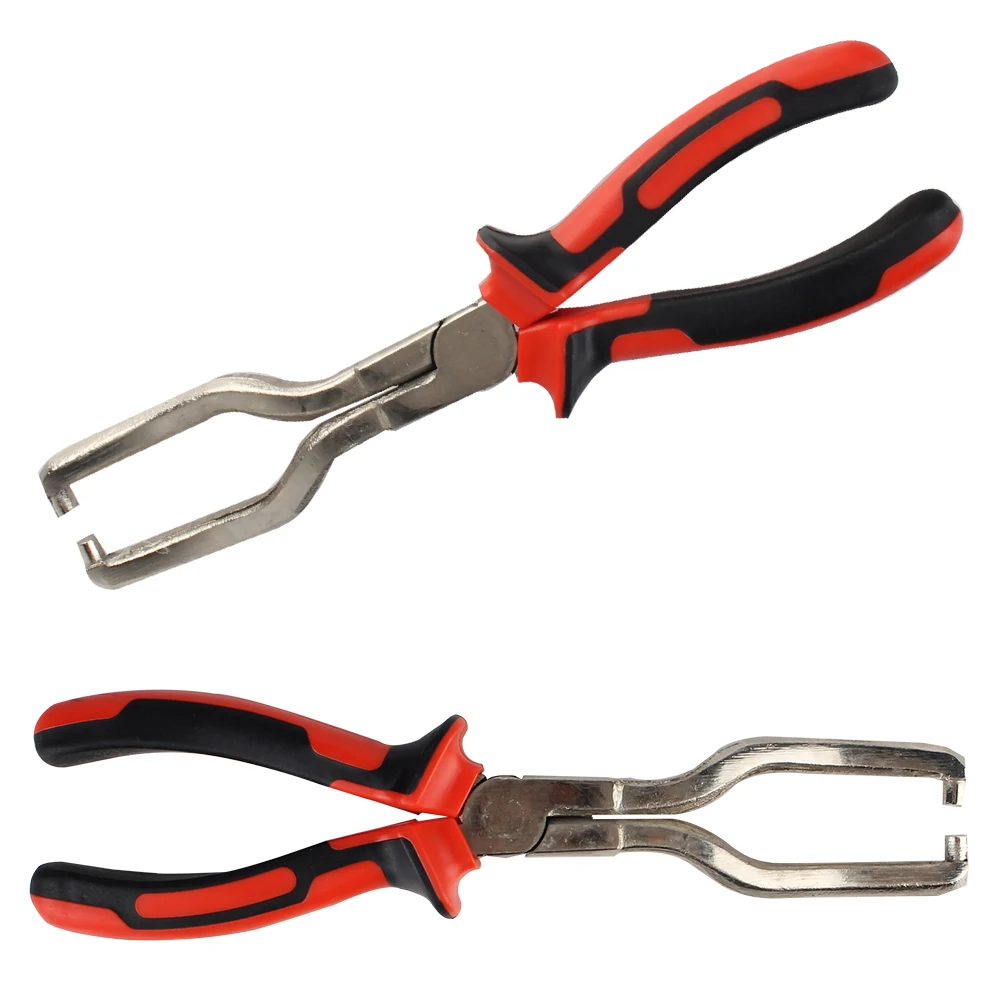 Auto Reparatur Werkzeug Benzin Rohr Joint Armaturen Bremssättel Spezielle Benzin Klemme Kraftstoff Linie Zangen Filter Schlauch Release Trennen Stahl Image