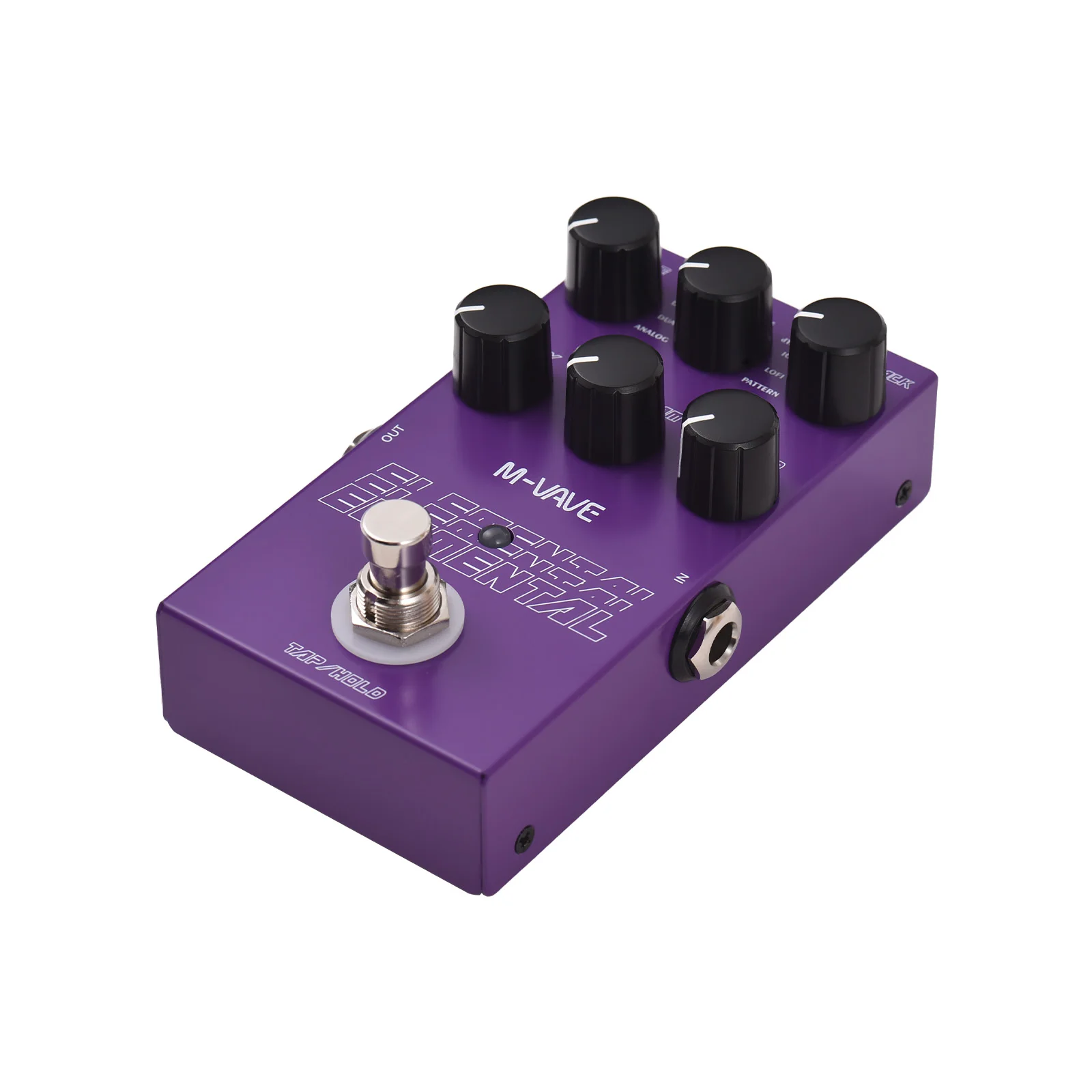 M-VAVE Chitarra ELEMENTALE Effetti di Ritardo Pedale TEMPO 9 Effetti di Ritardo Tipo DC 9V 6.35mm Chitarra Elettrica Effetto di Ritardo 2025 Nuovo