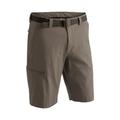 MAIER SPORTS Herren Bermuda, Outdoorhose/ Funktionshose/ Shorts inkl. Gürtel, bi-elastisch, schnelltrocknend und wasserabweisend, Braun (teak/780), Gr. 52