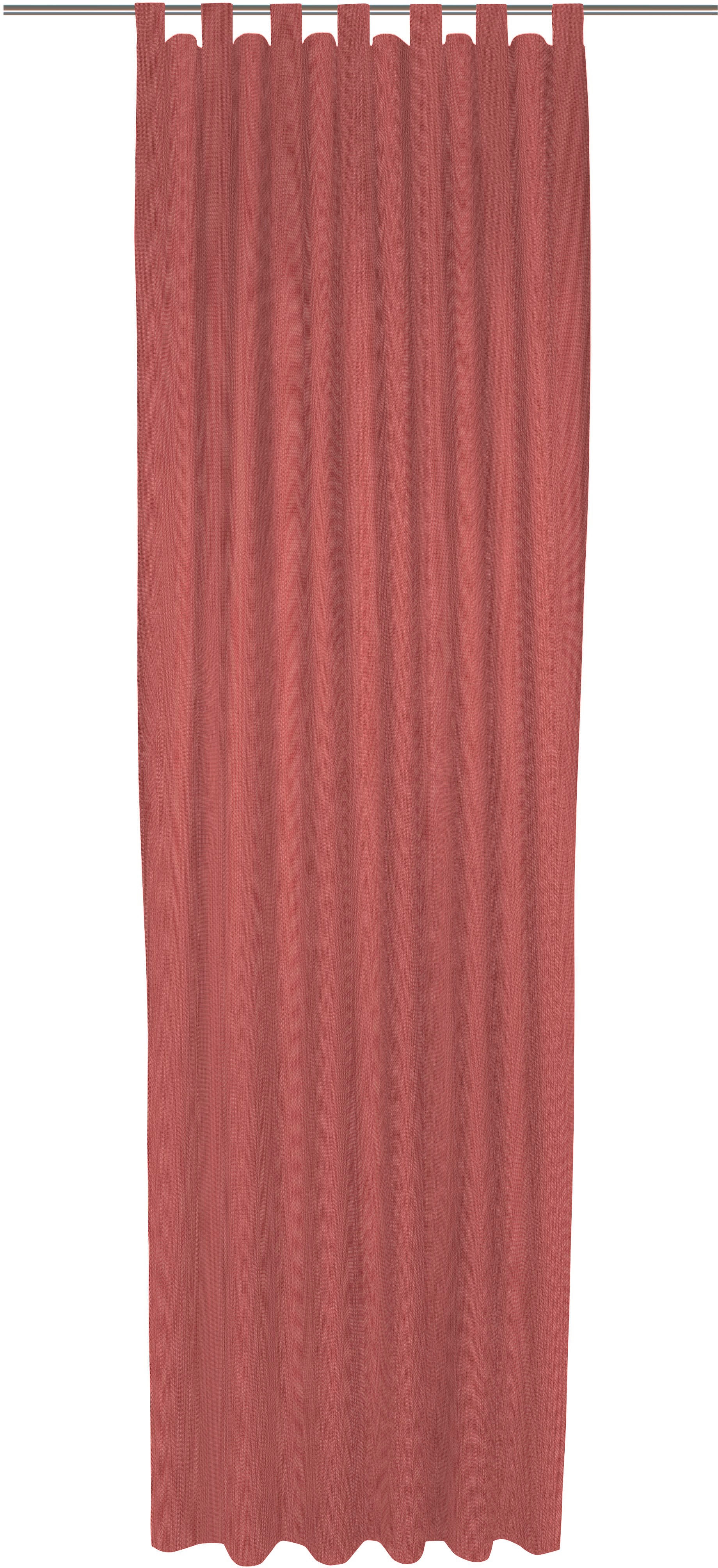 Vorhang ADAM "Uni Collection light", rot, B:142cm H:315cm, Baumwolle (Bio-Baumwolle), Gardinen, aus 100% Bio-Baumwolle Image