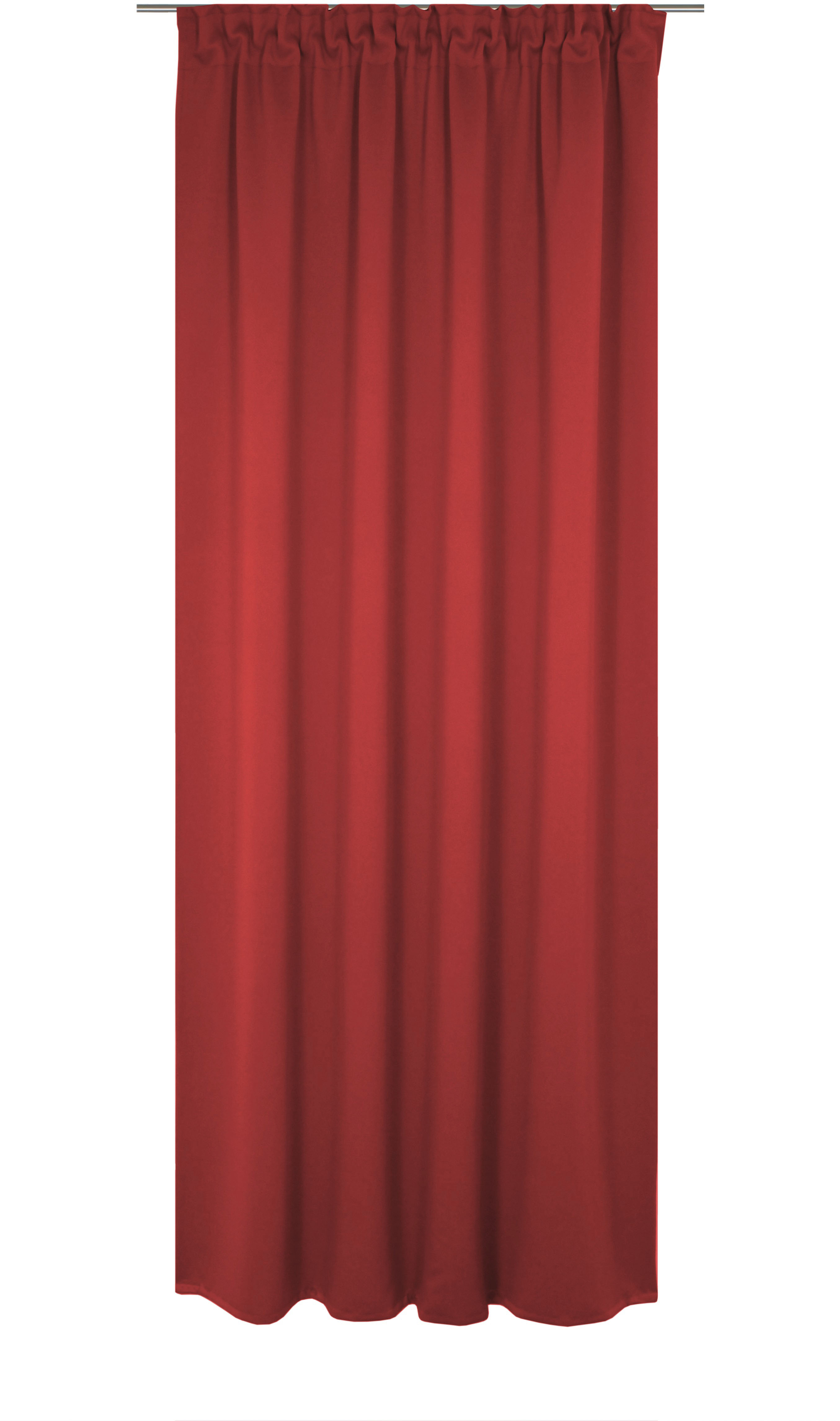 Vorhang WIRTH "Newbury", rot, B:130cm H:375cm, Baumwolle, Polyester, Gardinen, nach Maß Image