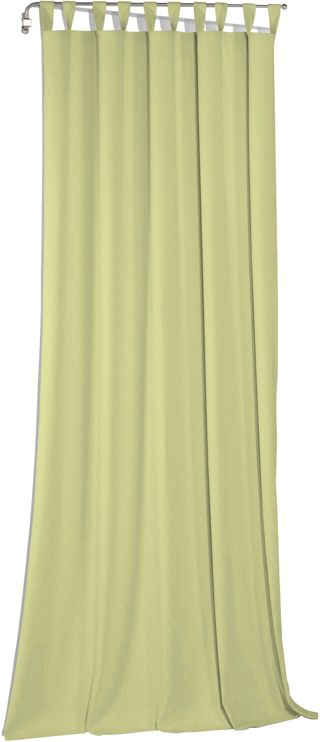 Vorhang WIRTH "Sunday", grün, B:142cm H:255cm, Baumwolle, Polyester, Gardinen, nach Maß Image