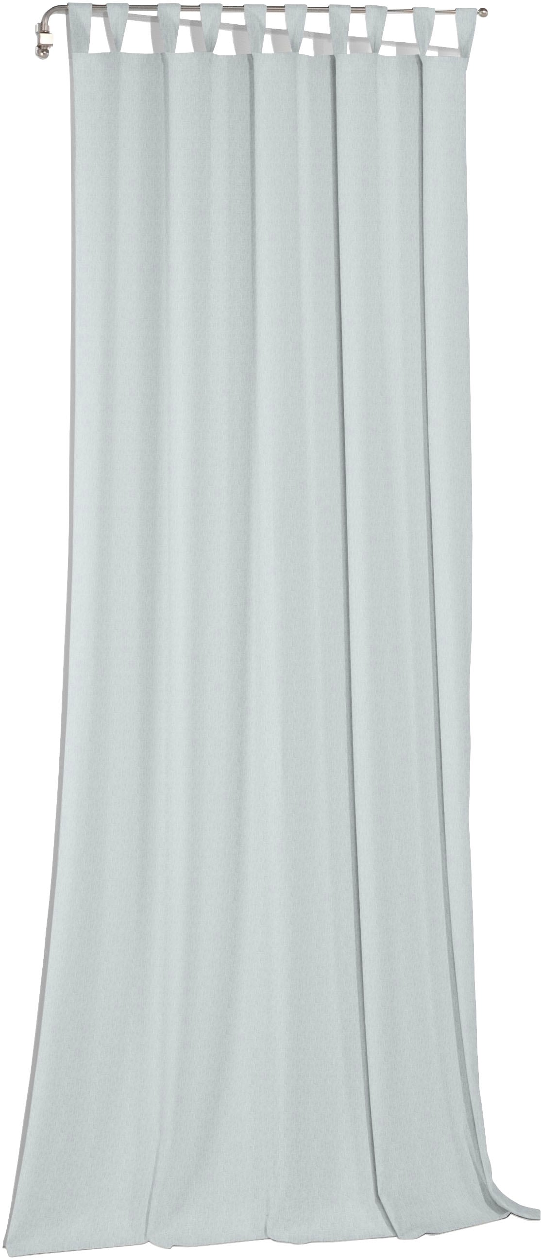 Vorhang WIRTH "Sunday", blau, B:142cm H:375cm, Baumwolle, Polyester, Gardinen, nach Maß Image