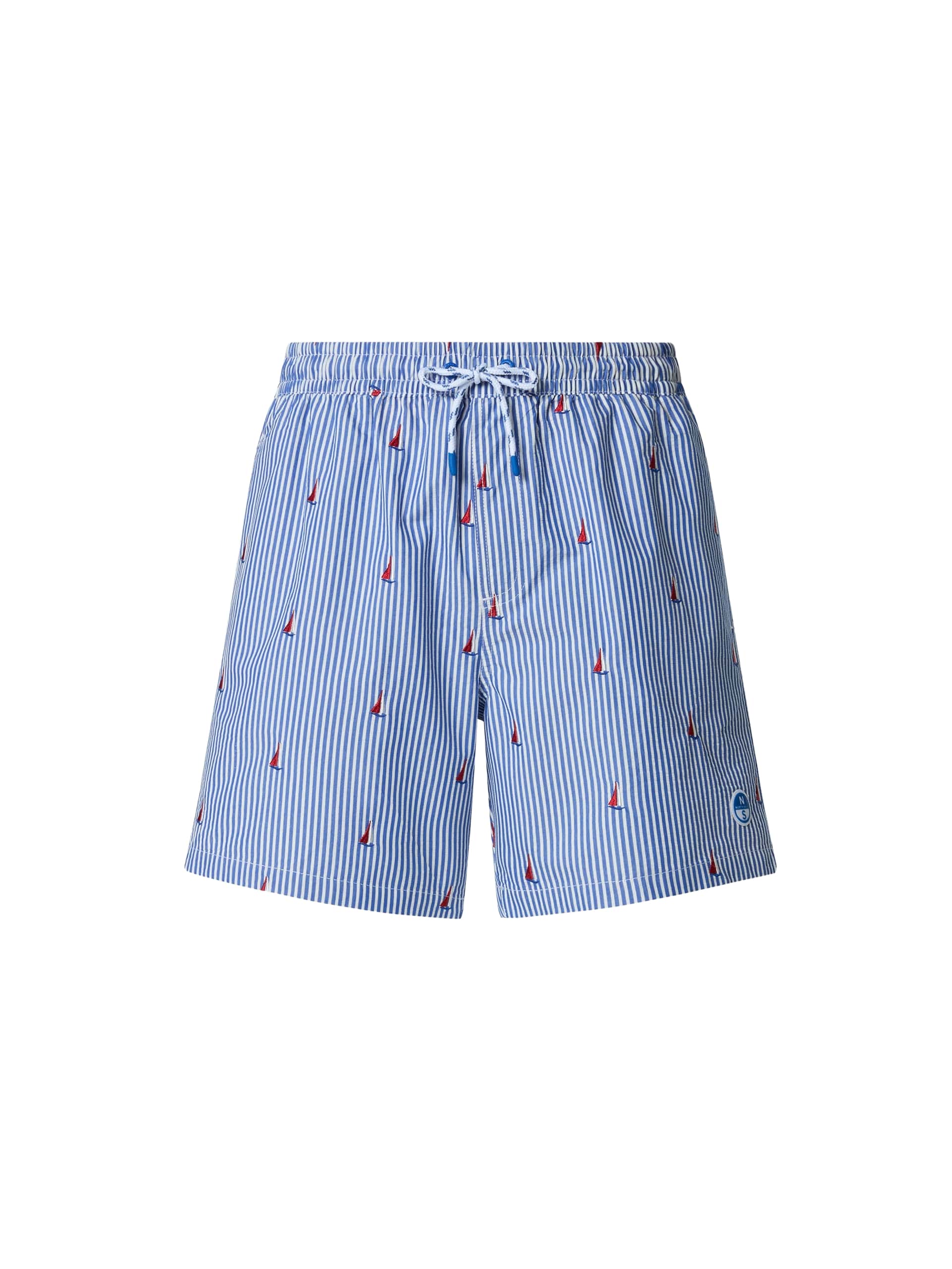 North Sails Badeshorts Gestreifter Seersucker Image
