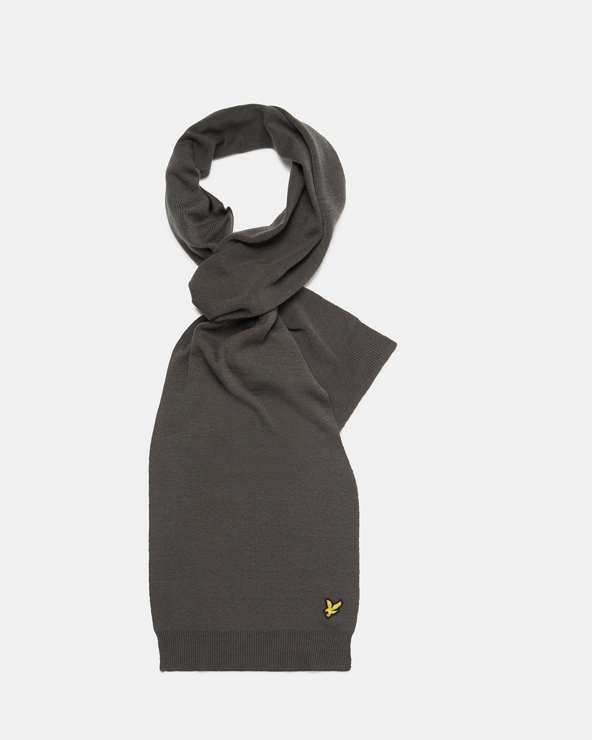 Lyle & Scott Einfarbiger Schal in Grau Image
