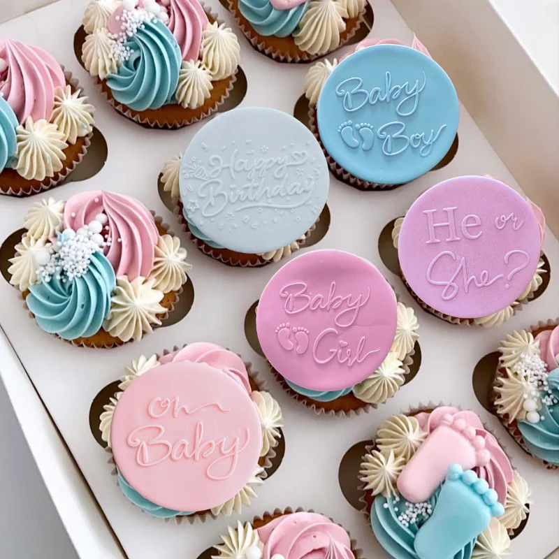 Baby-Geburtstagsfeier, Acryl-Plätzchenprägung, Keksstempel für Babys, Jungen, Mädchen, Wild One Fondantform, Kuchenform, Backwerkzeug Image