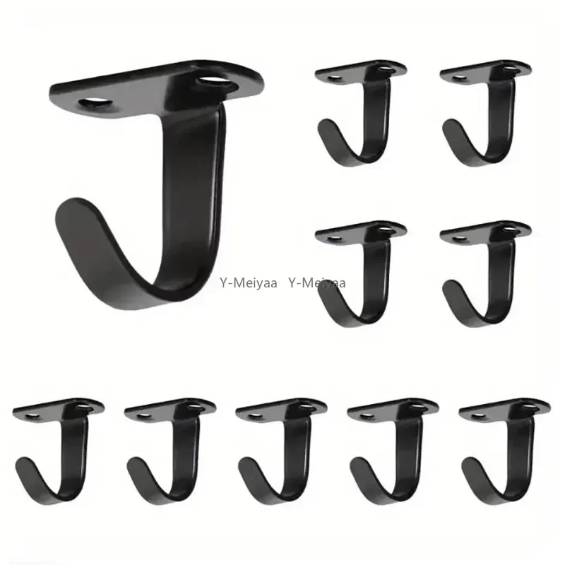 5 Stück verschraubte Deckenhaken aus Edelstahl, Handtuch unter dem Regal, robuster Kleiderbügel für Badezimmerschrank, Garage