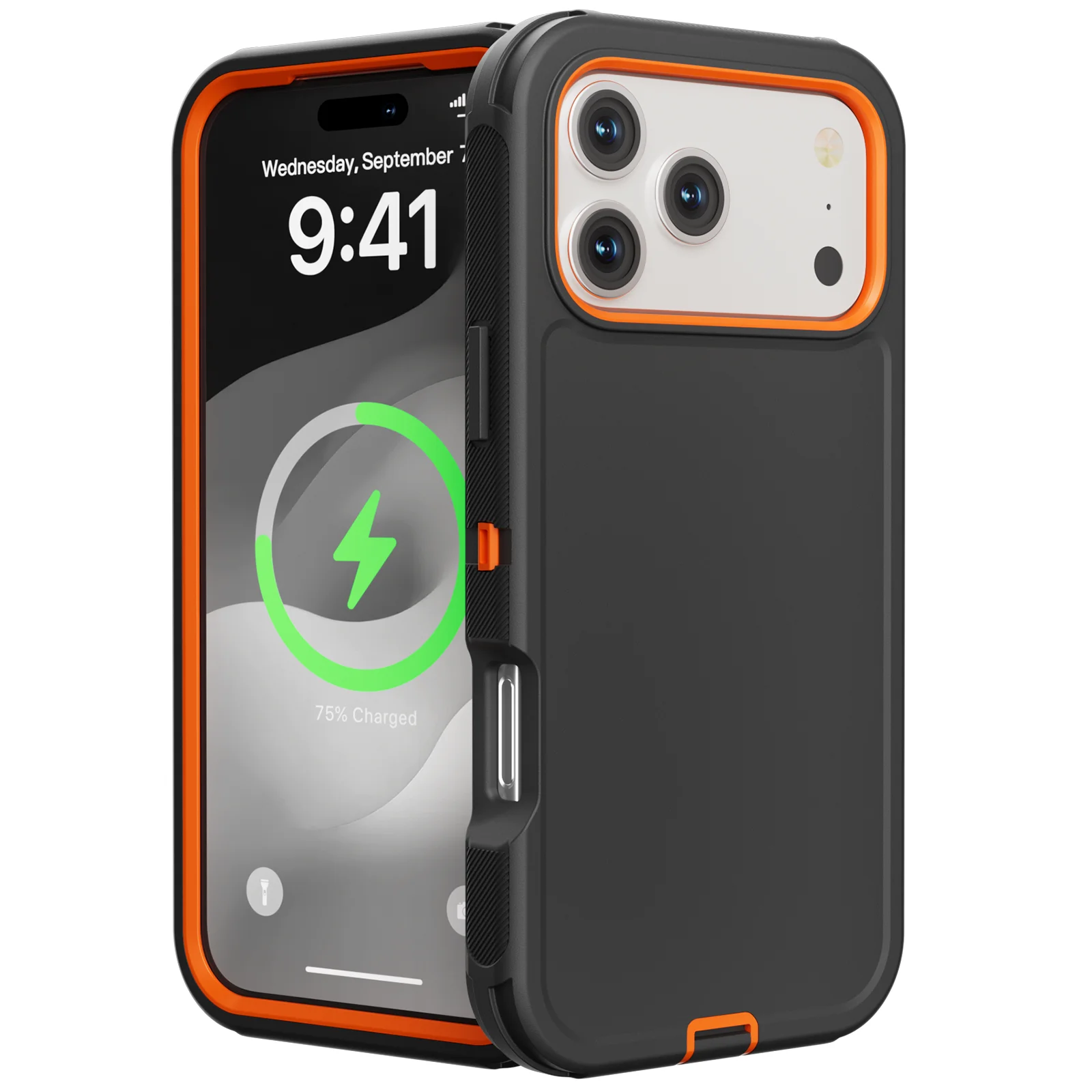 3 IN1 For iPhone 17 Air 16E 15 16 14 Plus 12 13 MINI 14 15 16 Pro Max Heavy Duty Hybrid Rugged Shockproof Armor Hard Phone Case Image