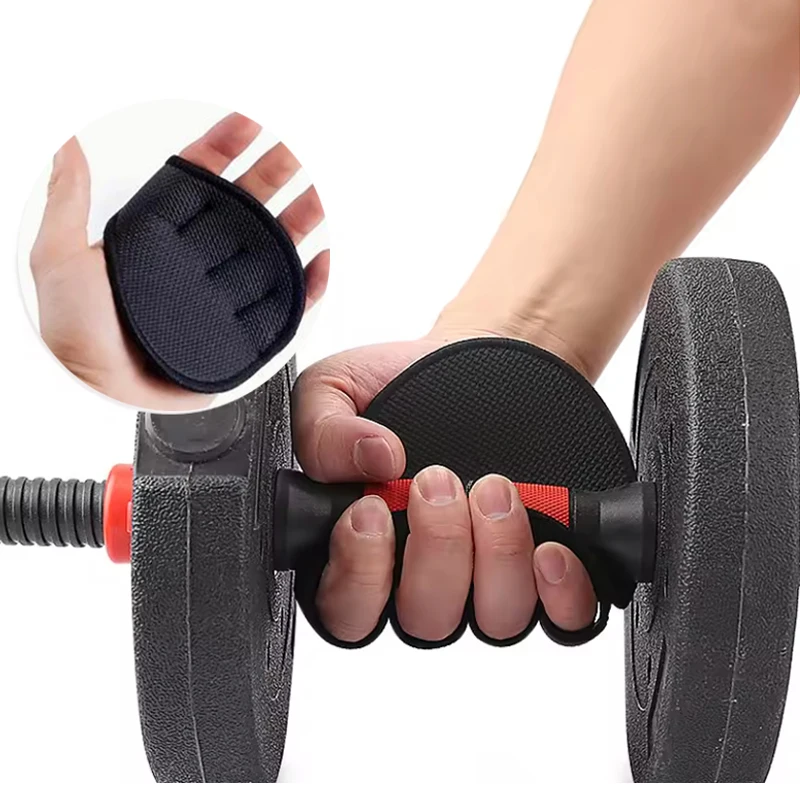 2/4Pcs Neoprene Grip Pads Lifting Grips Gym Workout Gloves Weightlifting Calisthenics Powerlifting Fitness Sports Hand Protector