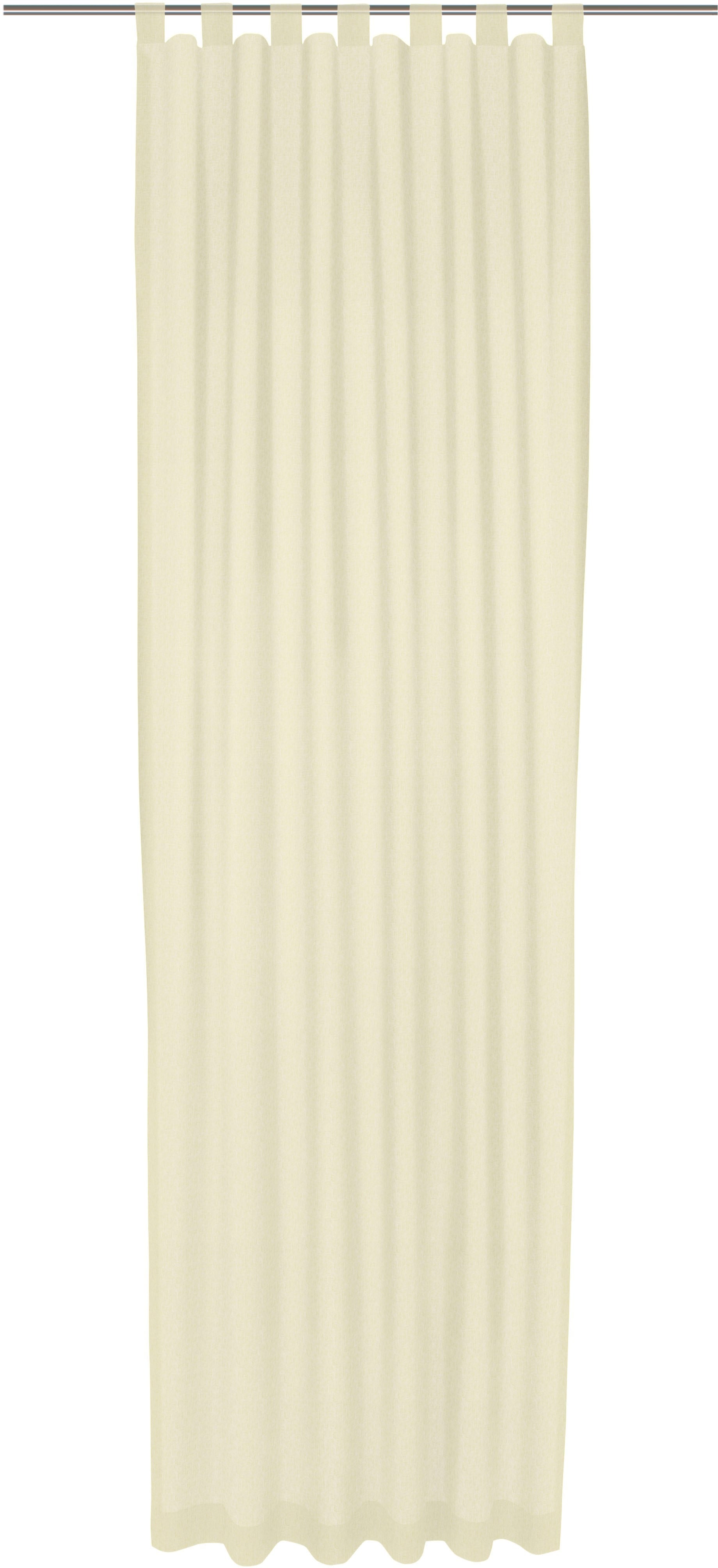 Vorhang WIRTH "Sunday", beige (creme), B:142cm H:385cm, Baumwolle, Polyester, Gardinen, nach Maß Image