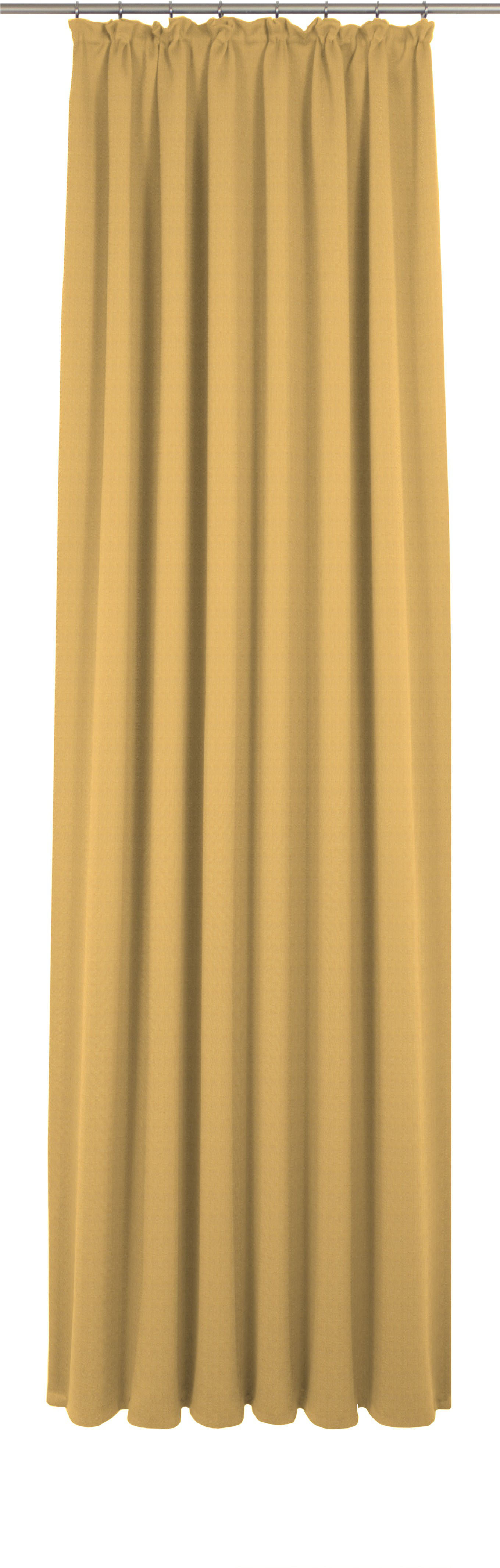 Vorhang ADAM "Uni Collection", gelb, B:142cm H:385cm, Baumwolle (Bio-Baumwolle), Gardinen, aus 100% Bio-Baumwolle Image
