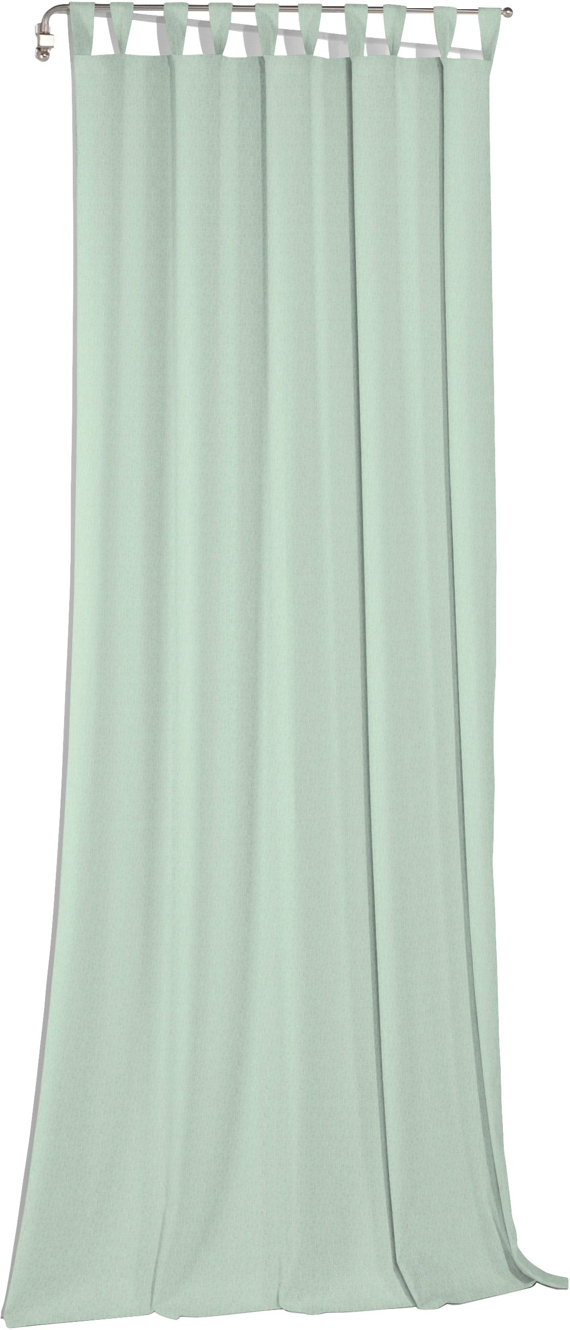 Vorhang WIRTH "Sunday", grün (mint), B:142cm H:335cm, Baumwolle, Polyester, Gardinen, nach Maß Image