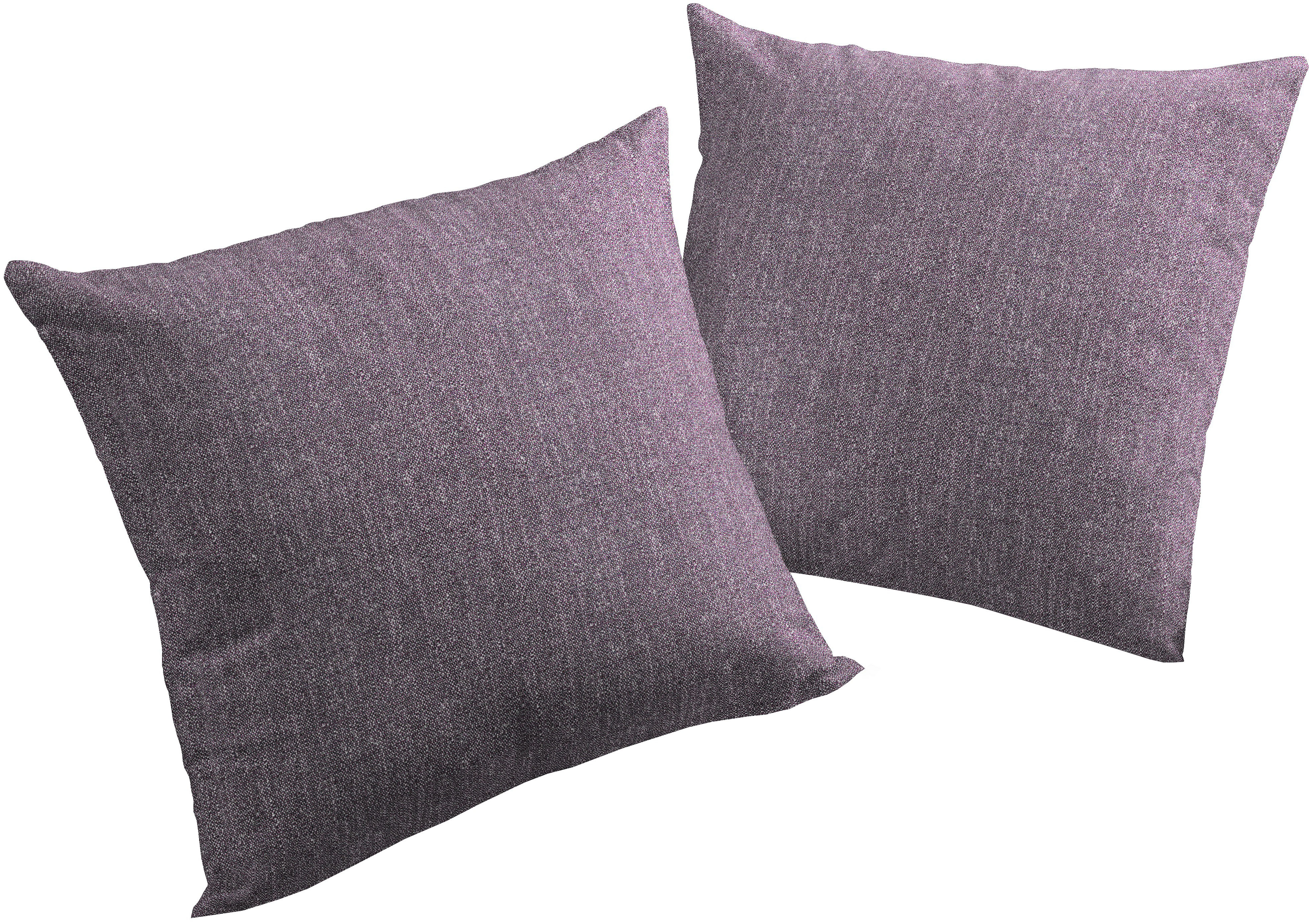 Kissenhülle WIRTH "Torbole" Gr. 1, lila, B:40cm L:40cm, Polyester, Obermaterial: 90% Polyester, 10% Baumwolle, Kissenbezüge Image