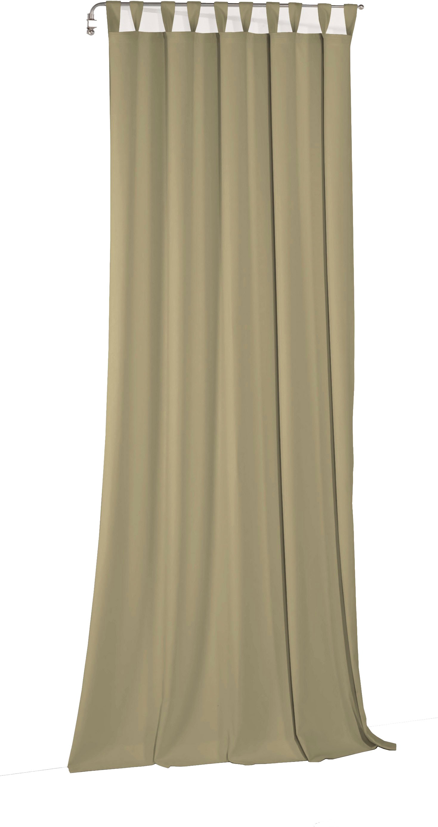 Vorhang WIRTH "Newbury", braun (schlamm), B:130cm H:245cm, Baumwolle, Polyester, Gardinen, nach Maß Image