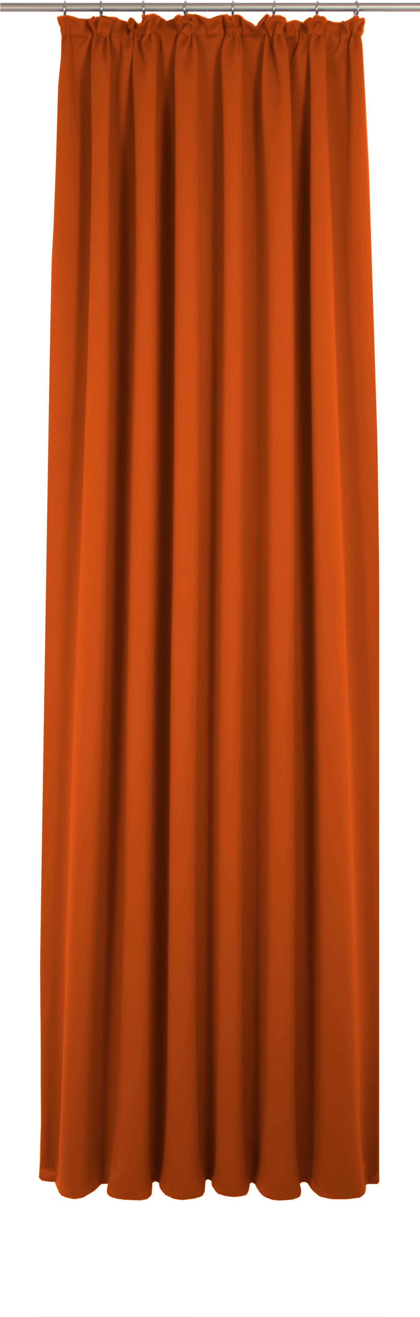 Vorhang WIRTH "Newbury", orange (terra), B:130cm H:405cm, Baumwolle, Polyester, Gardinen, nach Maß Image