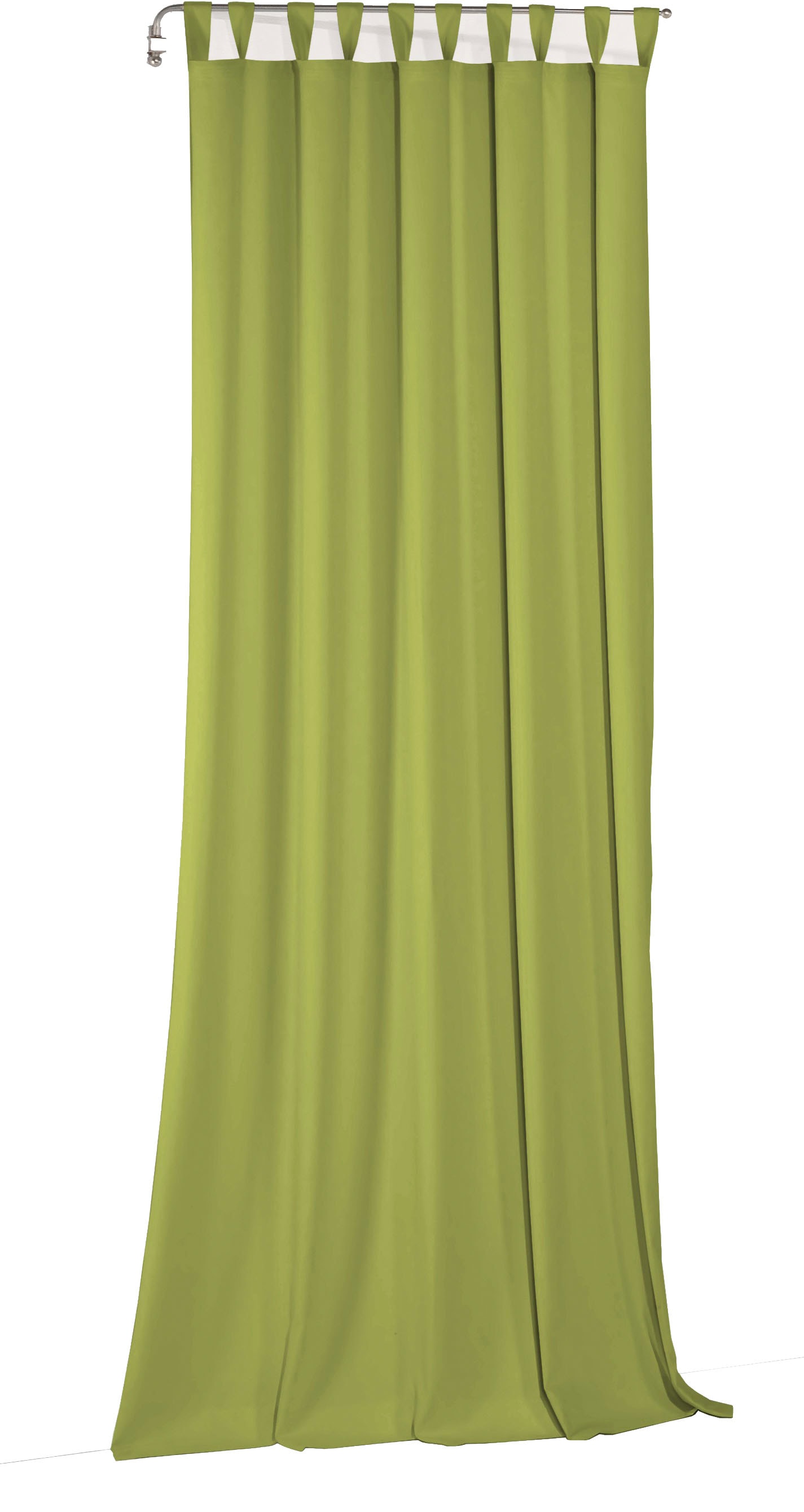 Vorhang WIRTH "Newbury", grün, B:130cm H:325cm, Baumwolle, Polyester, Gardinen, nach Maß Image