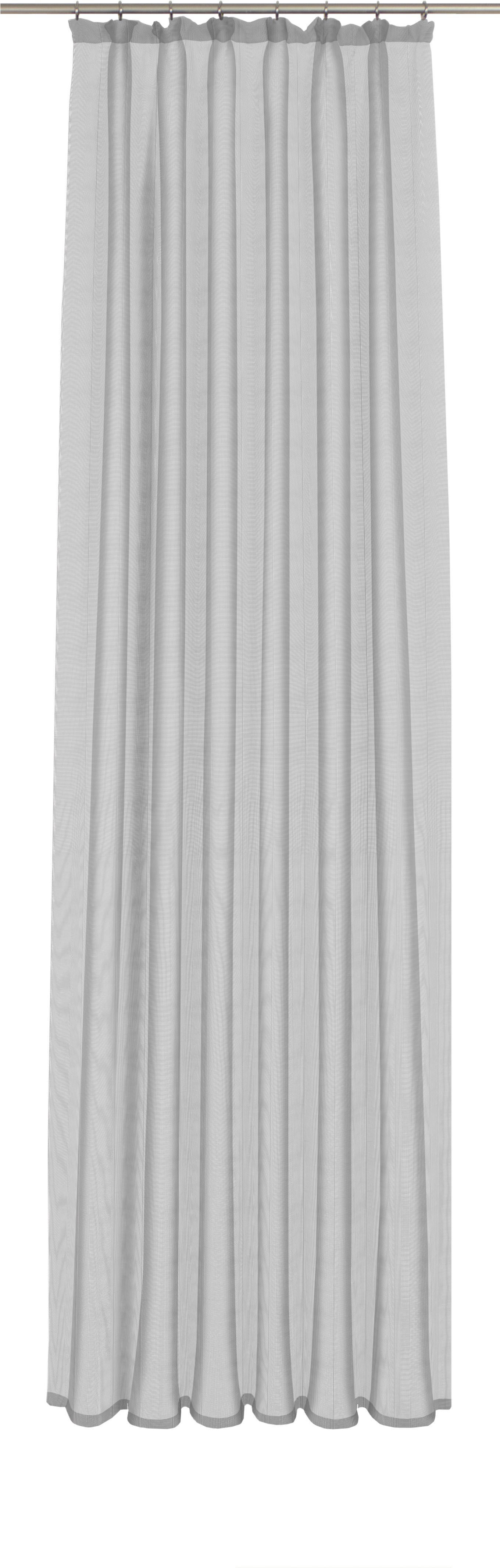 Gardine WIRTH "Chiara" Gr. 15, bunt (beige, grau), B:600cm H:245cm, Jacquard, Polyester, Gardinen Image