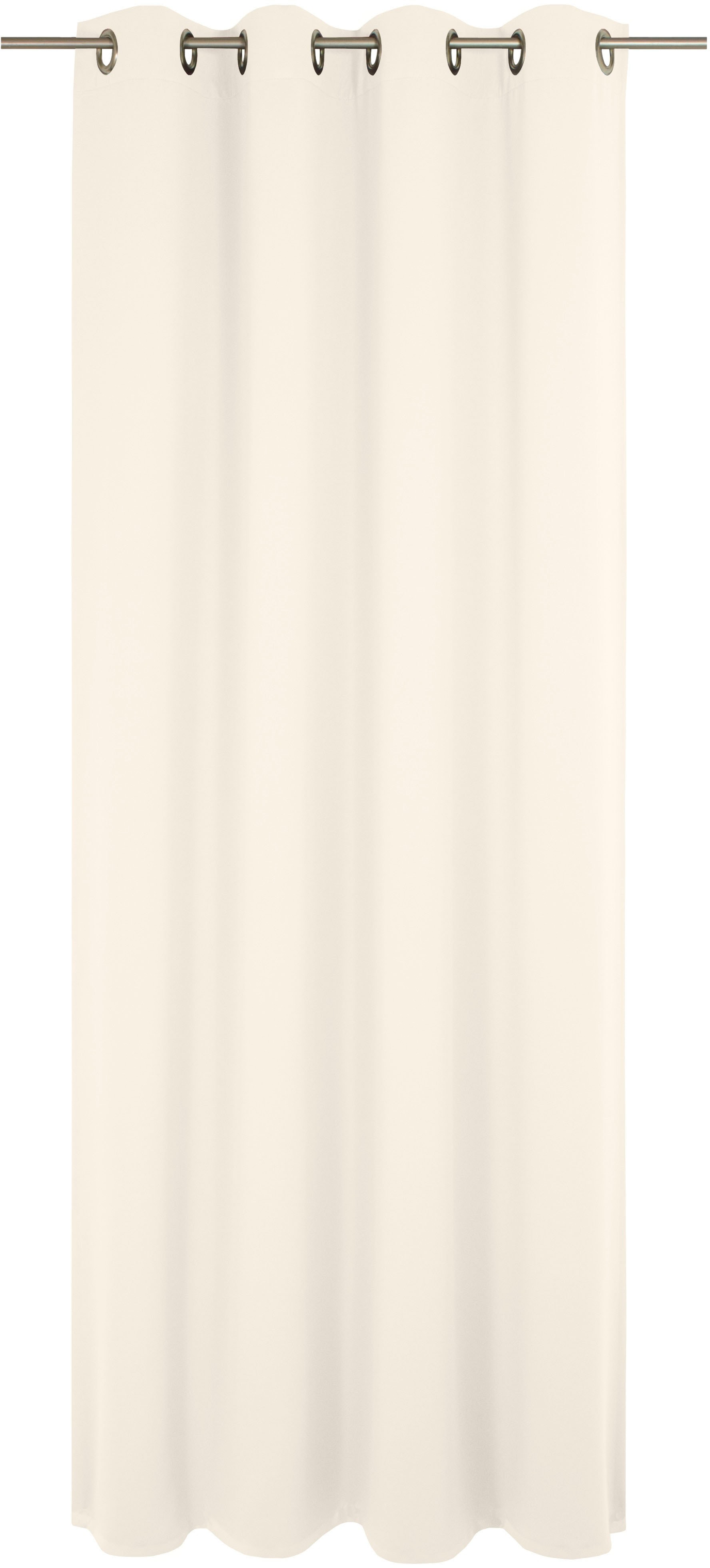 Vorhang WIRTH "Newbury", beige (creme), B:130cm H:225cm, Baumwolle, Polyester, Gardinen, nach Maß Image