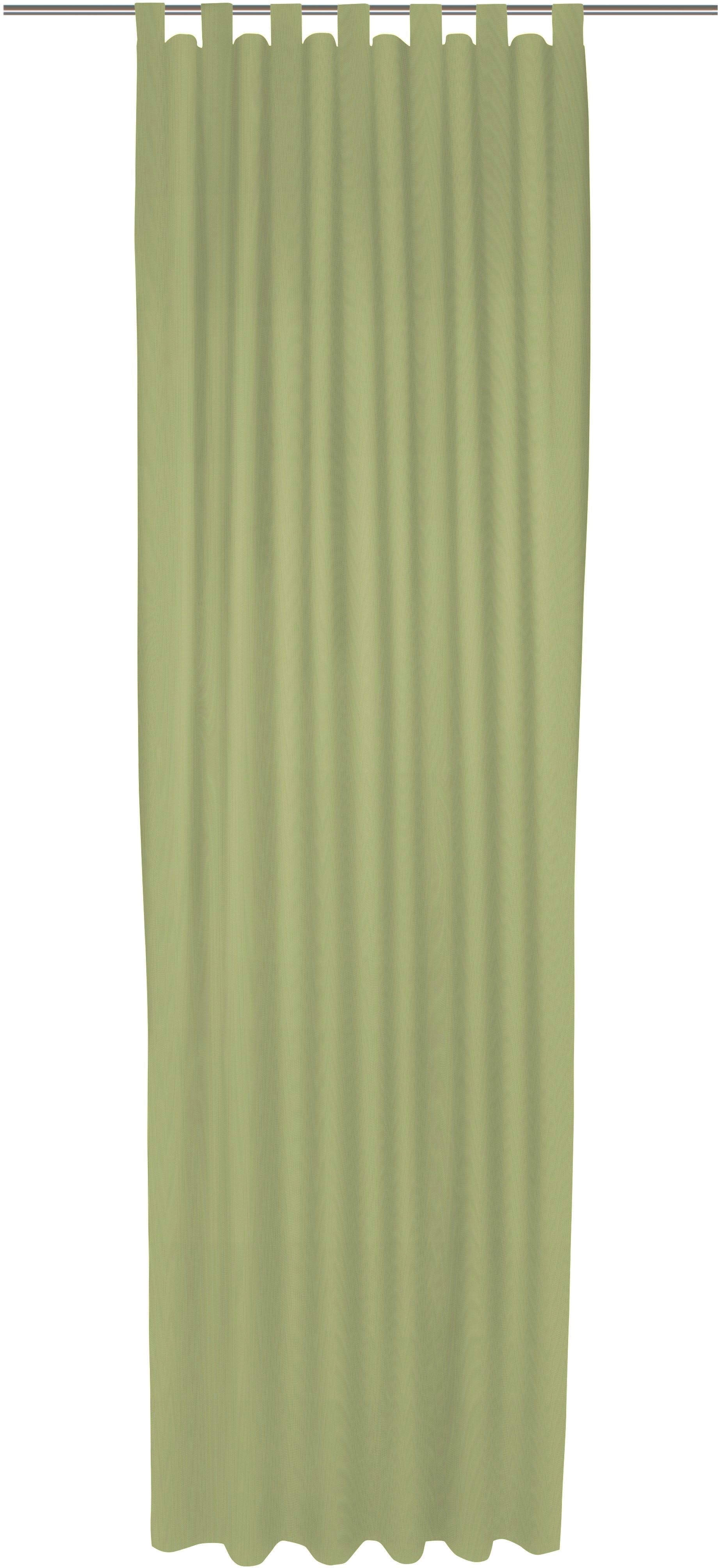 Vorhang ADAM "Uni Collection light", grün, B:142cm H:335cm, Baumwolle (Bio-Baumwolle), Gardinen, aus 100% Bio-Baumwolle Image
