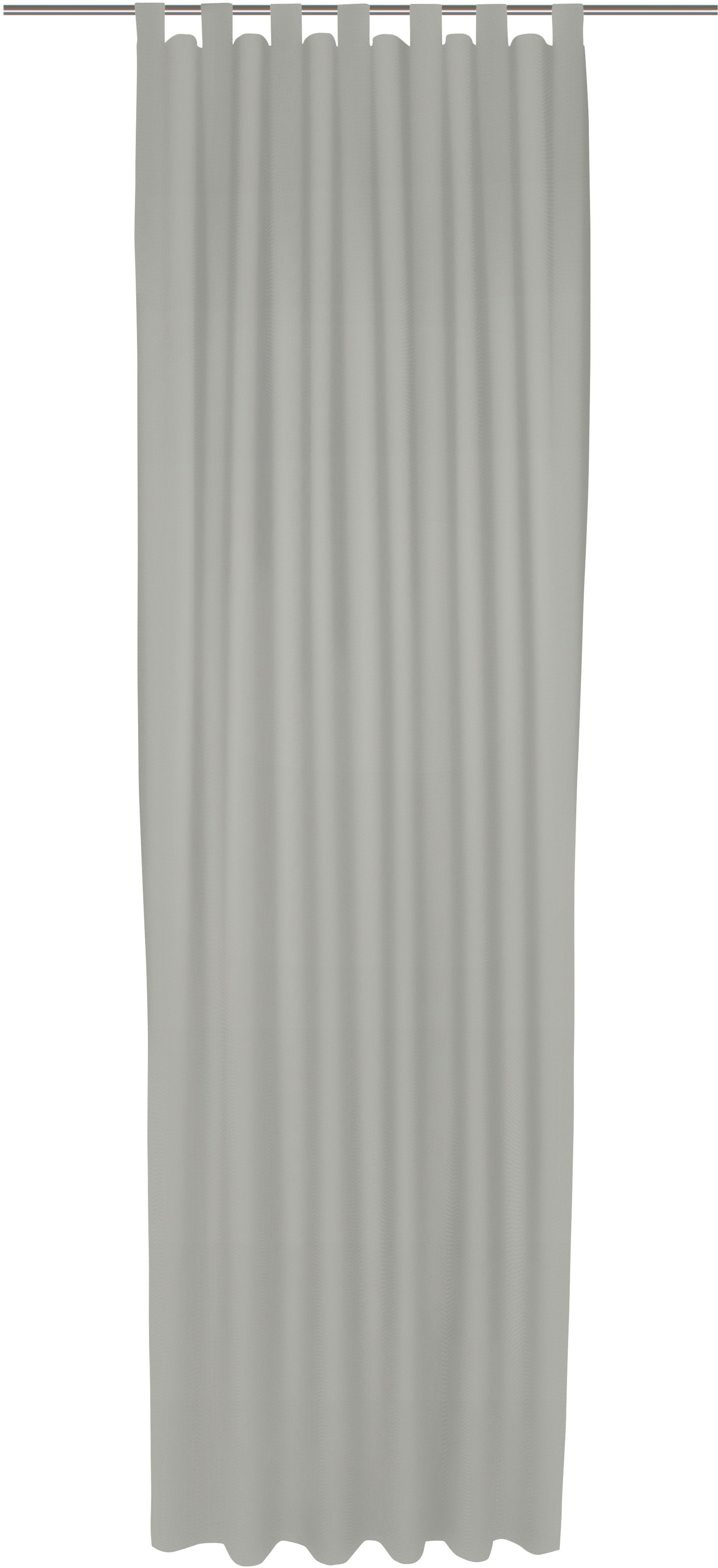 Vorhang ADAM "Uni Collection light", grau (hellgrau), B:142cm H:245cm, Baumwolle (Bio-Baumwolle), Gardinen, aus 100% Bio-Baumwolle Image