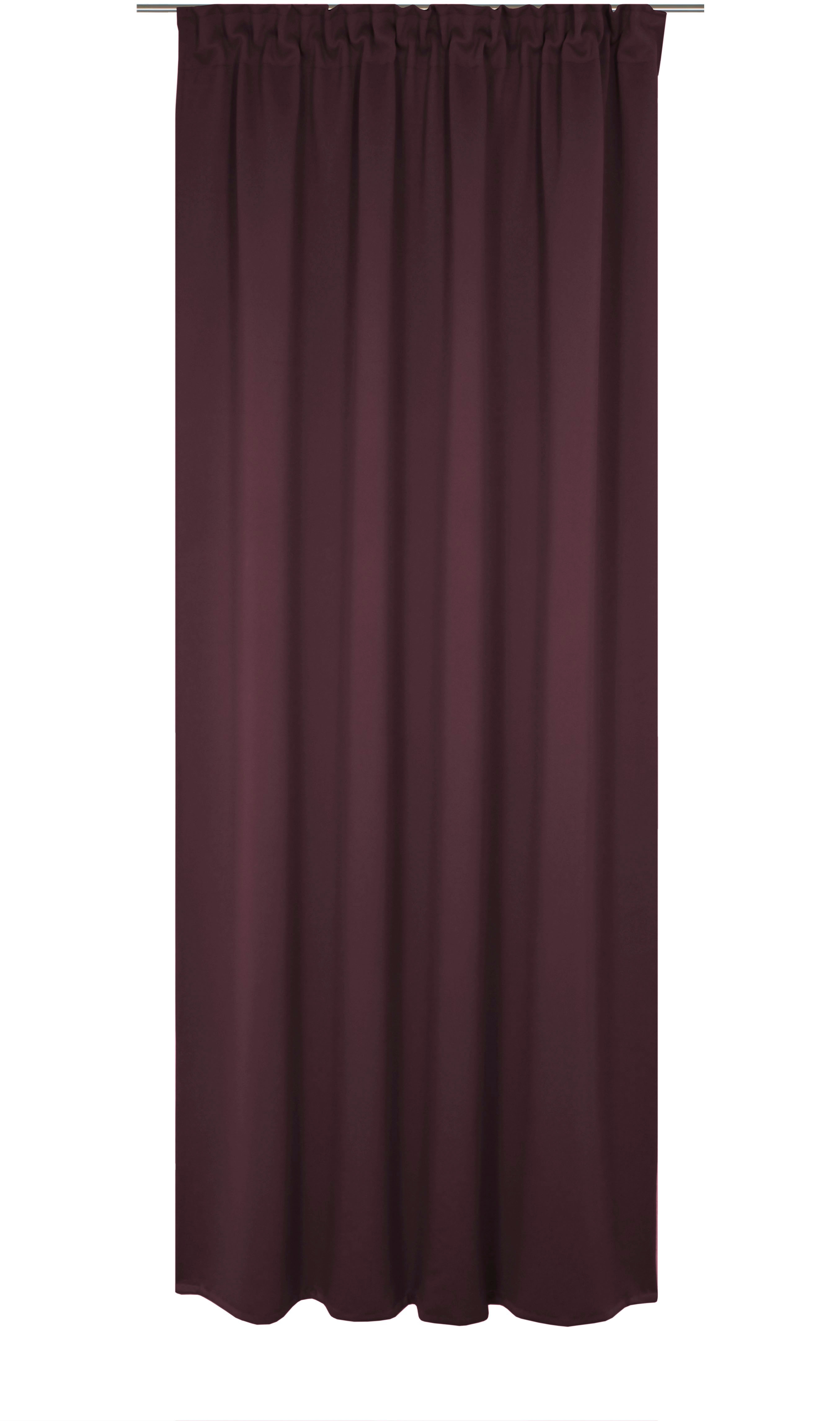 Vorhang WIRTH "Newbury", lila (aubergine), B:130cm H:195cm, Baumwolle, Polyester, Gardinen, nach Maß Image
