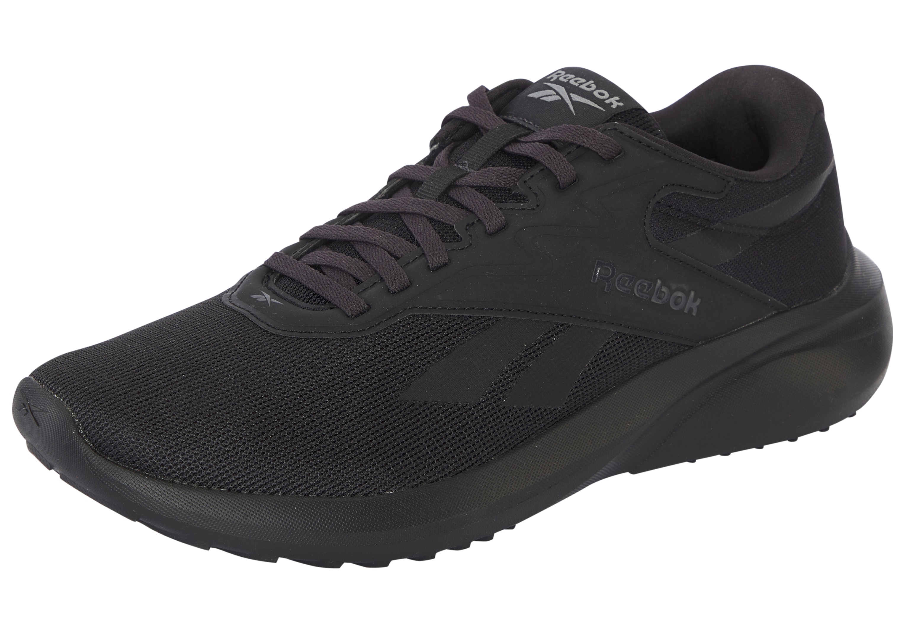Laufschuh REEBOK "REEBOK LITE 5", Herren, Gr. 44,5, washed schwarz, schwarz, Synthetik, Textil, Schuhe Laufschuh