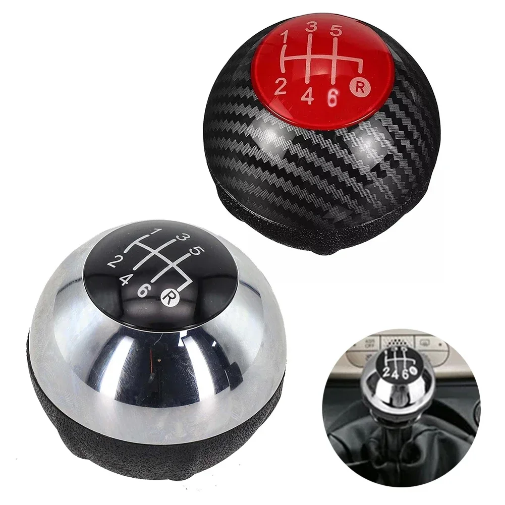 Pommeau de levier de vitesse manuel pour voiture, 5 ou 6 vitesses, pour Fiat 500 2012 – 2018, Fiat 500C 2012-2018 55344048 ﻿
