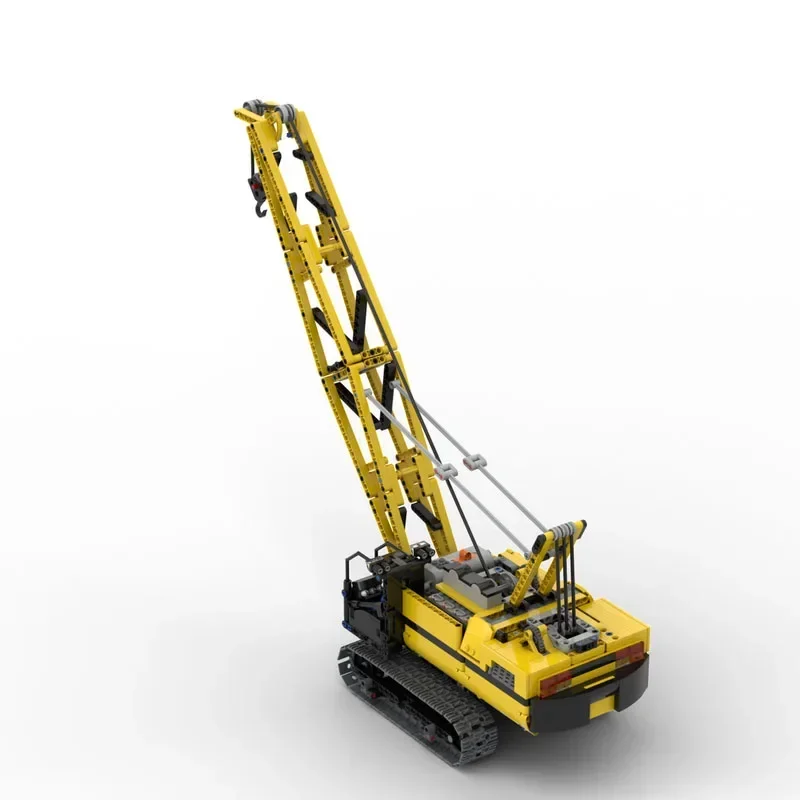 Bausteine MOC-25458 Raupenkran RC Kran Bausteine Spielzeug Nähen Modell 1205PCS Junge Geburtstagsgeschenk Weihnachtsspielzeug Geschenk Image
