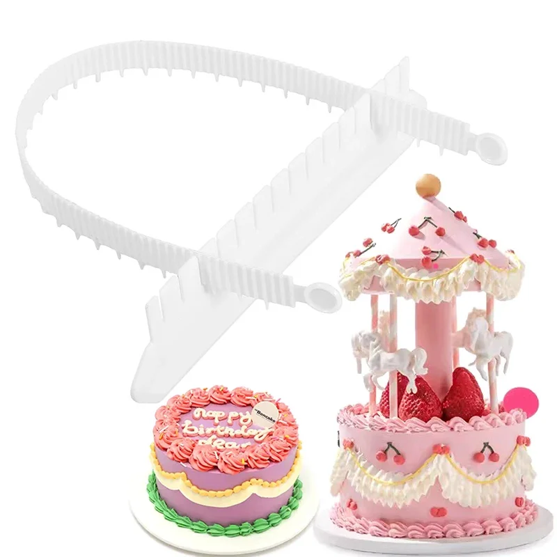 1 satz Fondant Kuchen Arc Dekorieren Hilfe Fondant Werkzeug Rand Skala Backen Lineal Sugarcraft Spitze DIY Backformen Geschirr Küche Werkzeuge Image