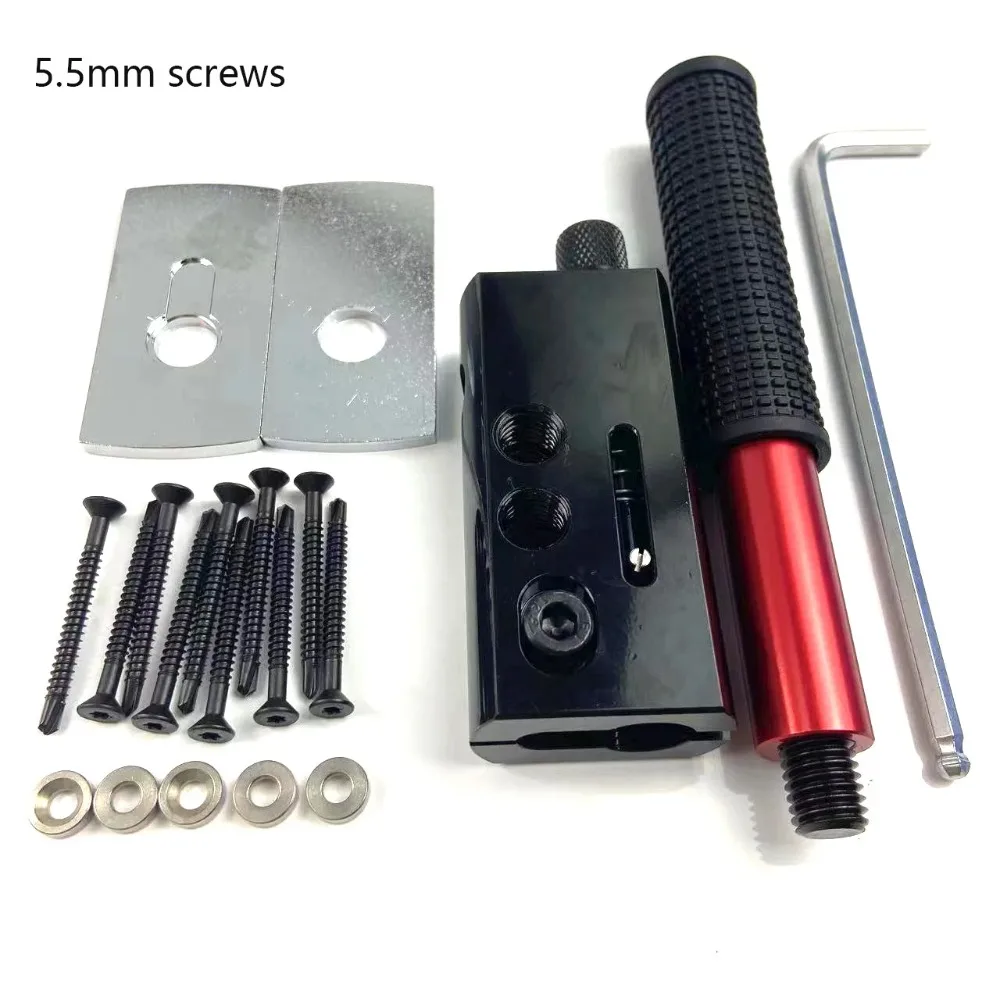 Neuer 2-in-1-Schloss-Pick-Abzieher, robuster Schloss-Abzieher. Pick alle Türschlösser für Schlosser, Feuerwehrleute, Polizei, schnell zu öffnen Image