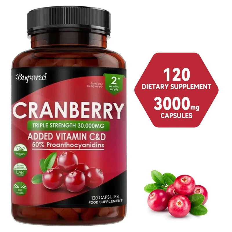 Cranberry Supplement - Urinary Tract Health and Kidney Care, Relieve Urinary Tract Infections