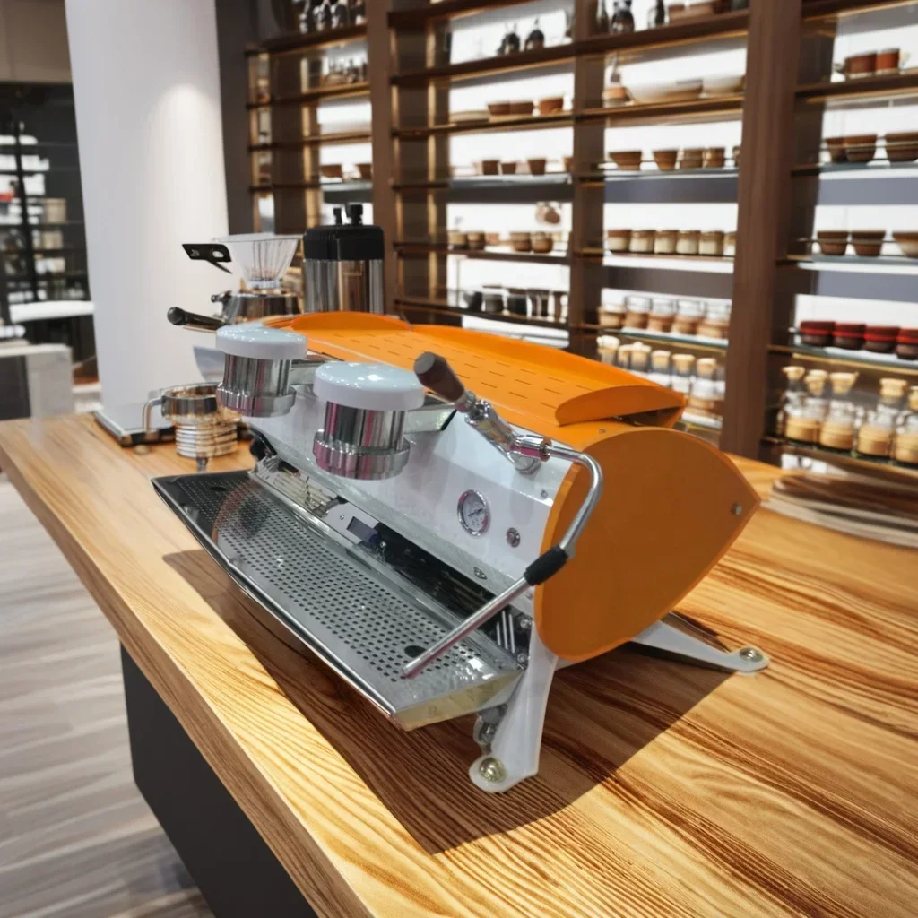 Intelligente professionelle Barista 2-Gruppen-Kaffeemaschine, automatische E61-Espressomaschine für Unternehmen Image