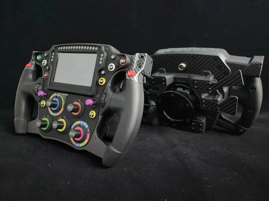 PC FORMULA Game Steering Wheel Racing Game Simulator with 4.3-inch Touchable High-Definition Screen For Fanatec SIMAGIC MOZA