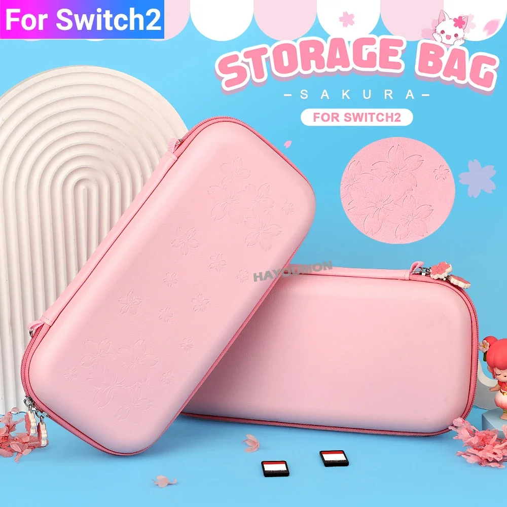 NEUE Reise-Tragetasche für 2025, Switch 2, Spielzubehör, wasserdichte EVA-Hart-PU-Hülle, schützende Aufbewahrungstasche für NS2 Switch 2 Image