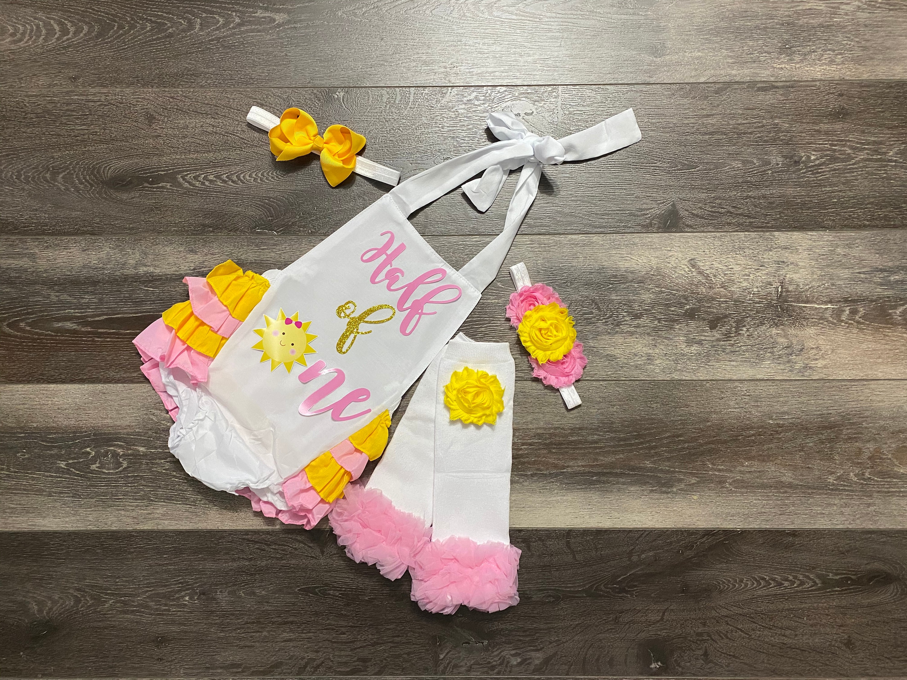 ragazze sole mezzo compleanno vestito -ragazze sole sei mesi compleanno romper - ragazze metà compleanno vestito ragazza vestito sei mesi compleanno v