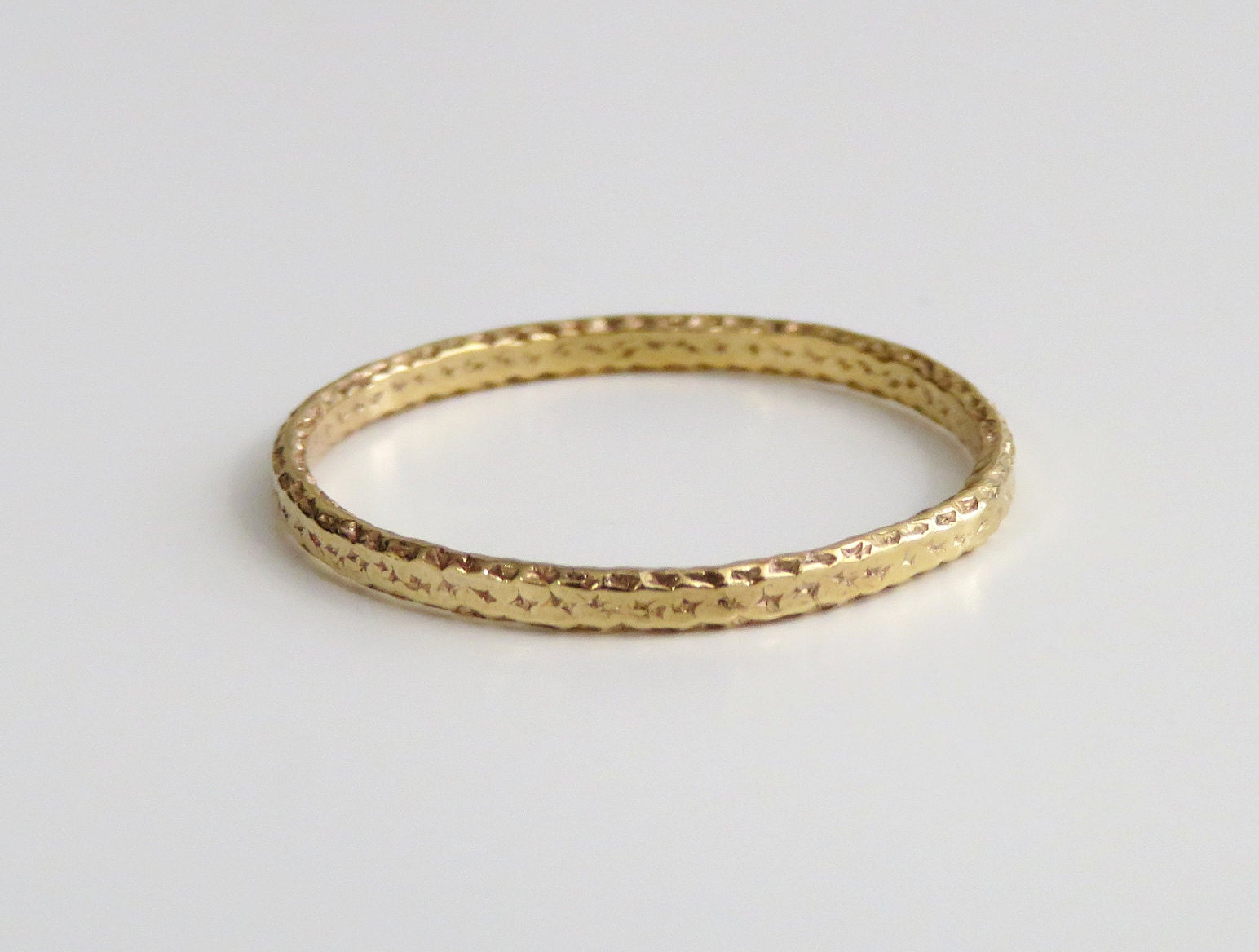 Anello riempito d'oro, anello d'oro, anello d'oro sottile, fede nuziale, anello d'oro impilato, fascia d'oro, anello impilabile, anello, anello d'oro