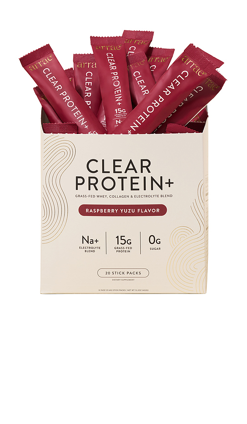 Arrae Clear Protein+ Grass-Fed Protein & Electrolyte Blend in Beauty: NA.