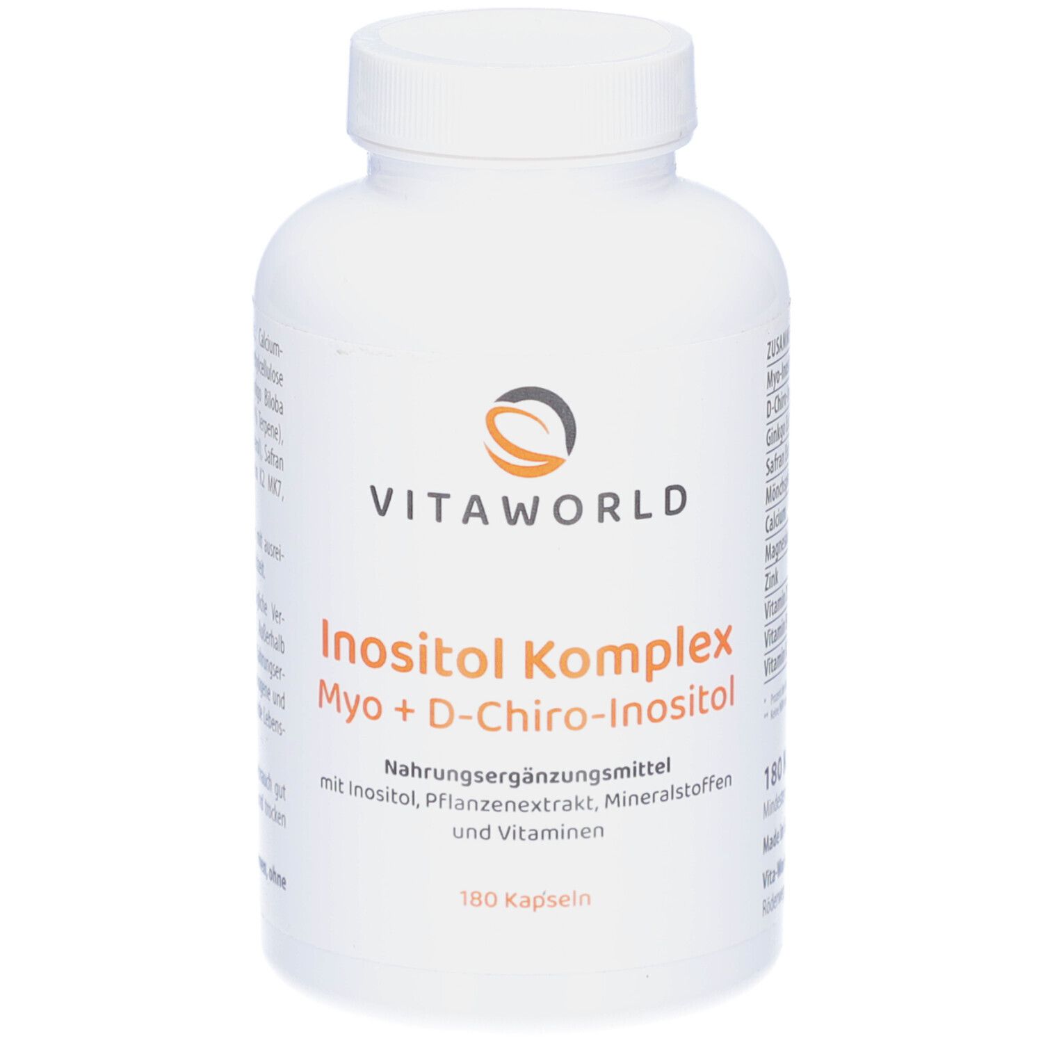 Inositol Komplex Myo+D-Chiro-Inositol Kapseln 180 St Image