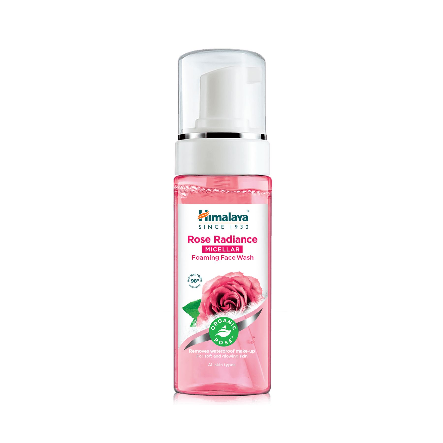 HIMALAYA MOUSSE DETERGENTE VISO MICELLARE ILLUMINANTE ALLA ROSA 150ML