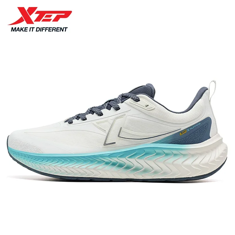 Xtep Herren-Laufschuh, atmungsaktiv, stoßdämpfend, bequem, verschleißfest, Rebound, leicht, weich, Turnschuhe 875419110012 Image