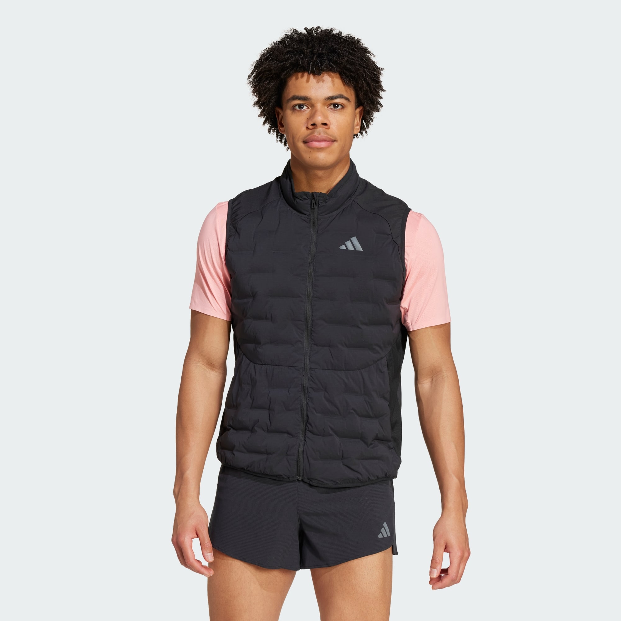 adidas Performance Mens Adizero Running Padded Vest - Black - Size X-small | adidas Performance Sale | Discount Designer Brands