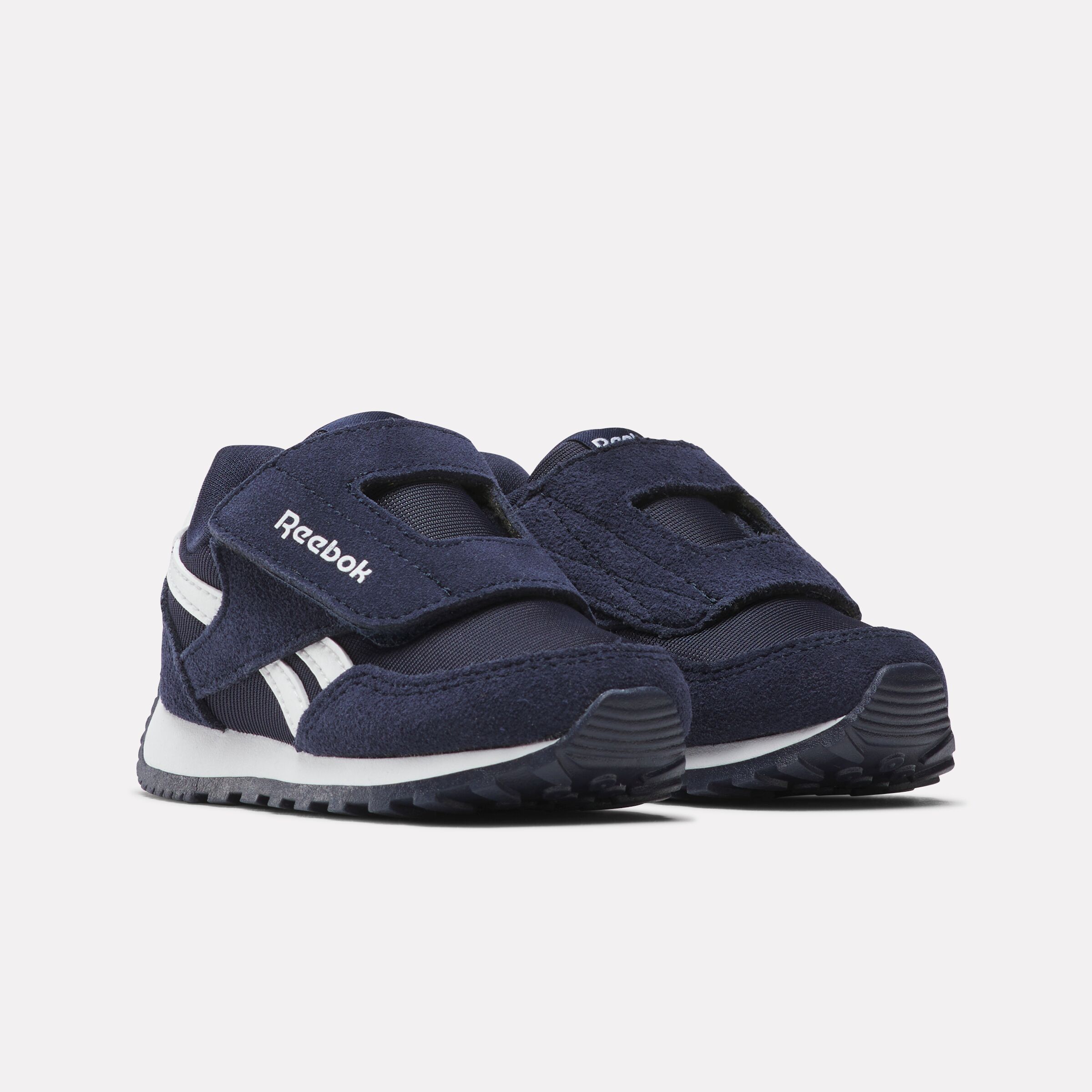 Sneaker REEBOK CLASSIC "REEBOK GLIDE LOW HOOK & LOOP", Mädchen, Gr. 26, vectornavy, vectornavy, weiß, Leder, Synthetik, Textil, Schuhe Sneaker